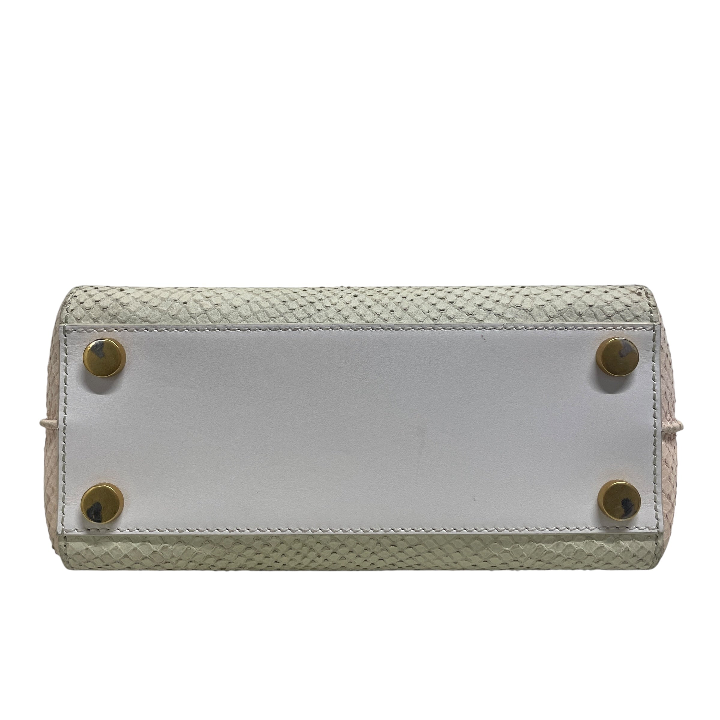 BALMAIN/Bag/Border/Leather/MLT/PASTEL GREEN/BEIGE/ GOLD LOGO view 3