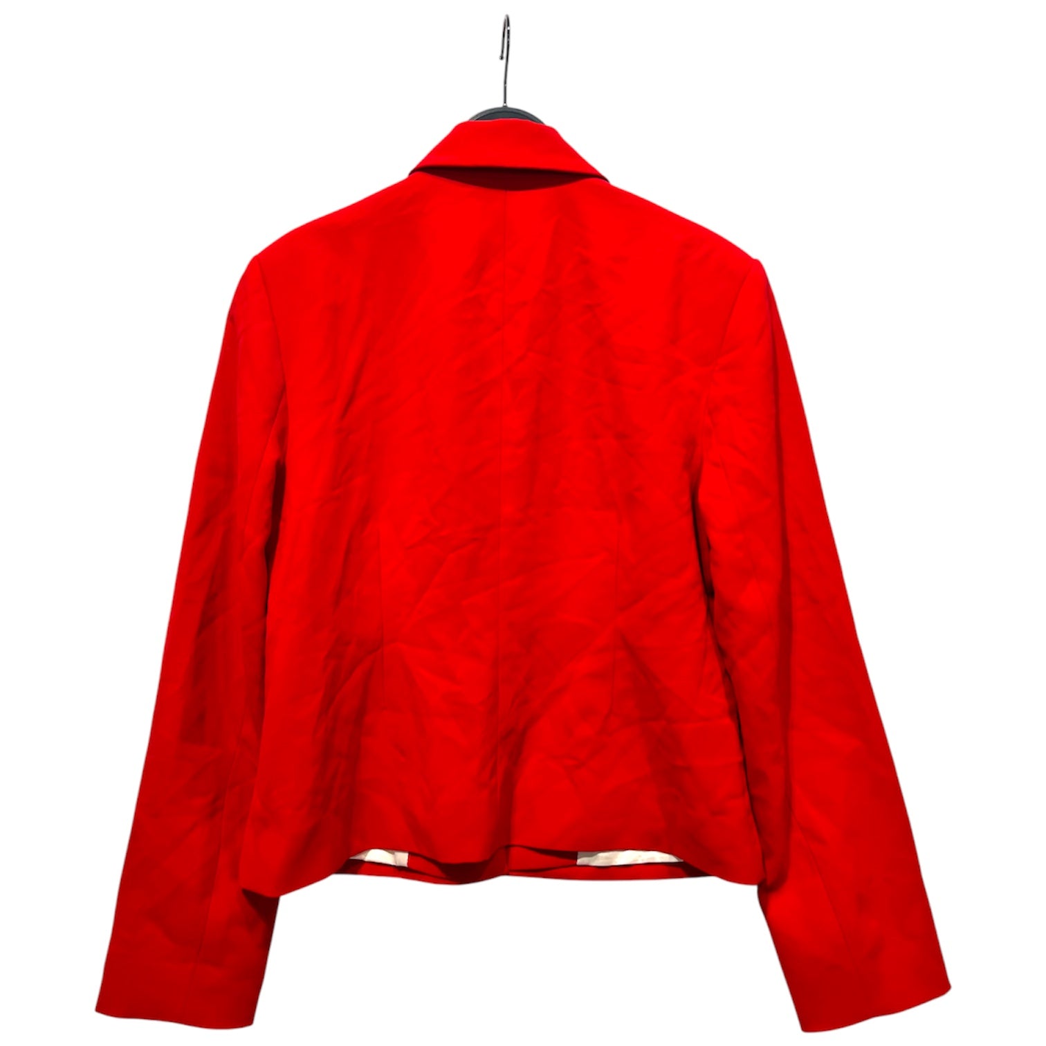 GANNI/Tailored Jkt/40/Polyester/RED/Plain blazer/ black buttons view 2
