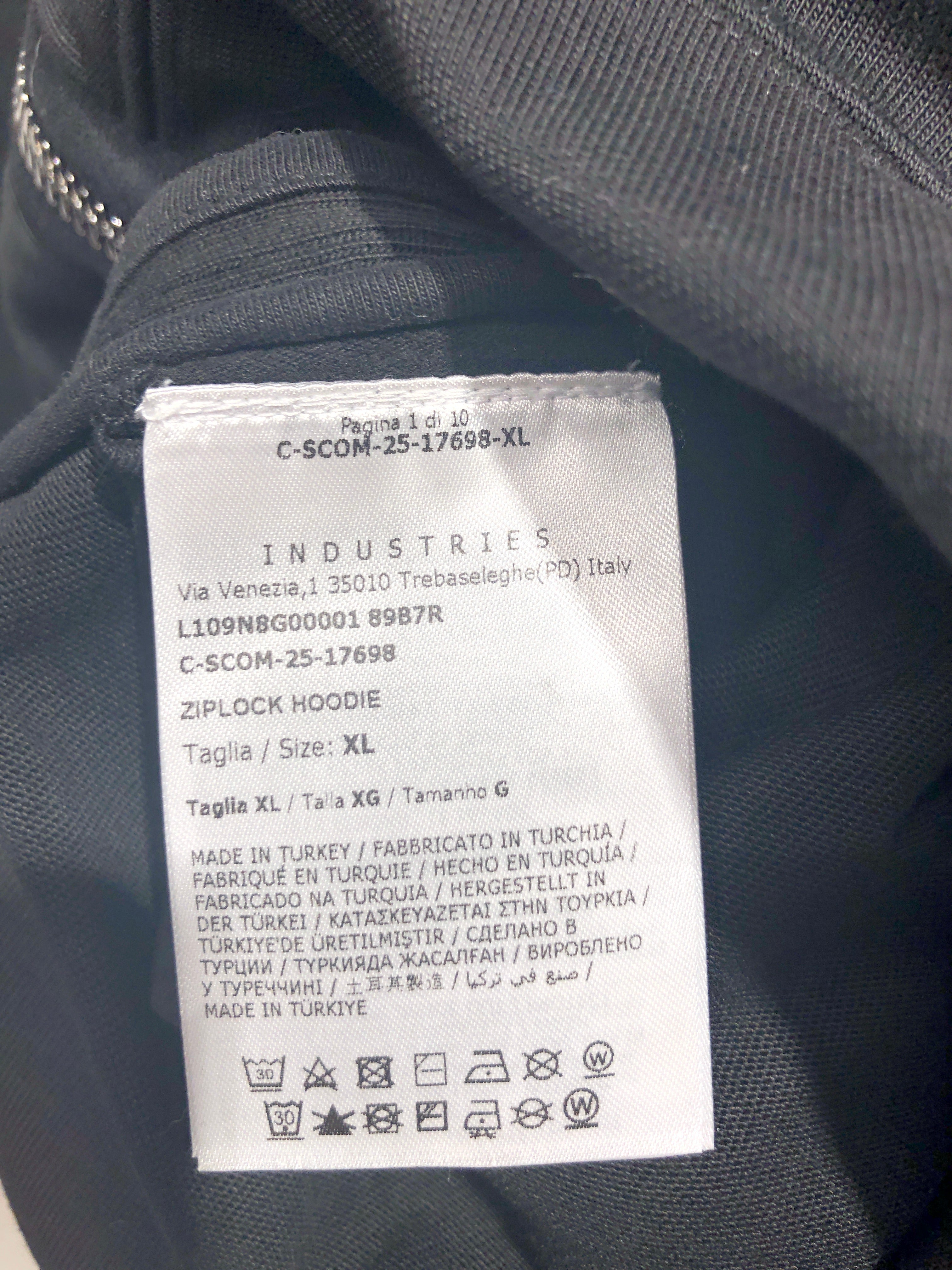 MONCLER/Rick Owens/Hoodie/XL/Cotton/BLK/ view 5