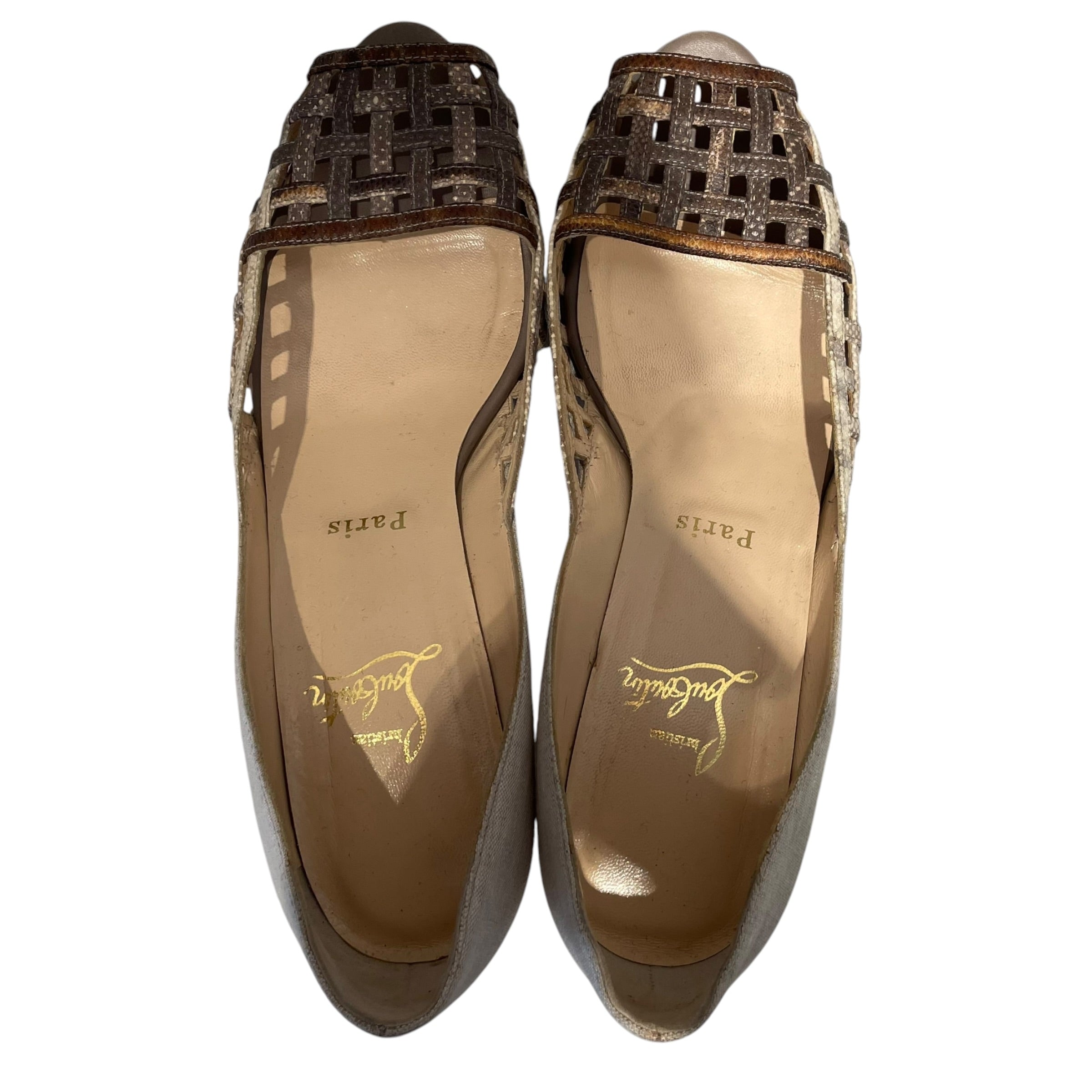 Christian Louboutin/Heels/EU 38/CRM/Fiere Peep-Toe view 3