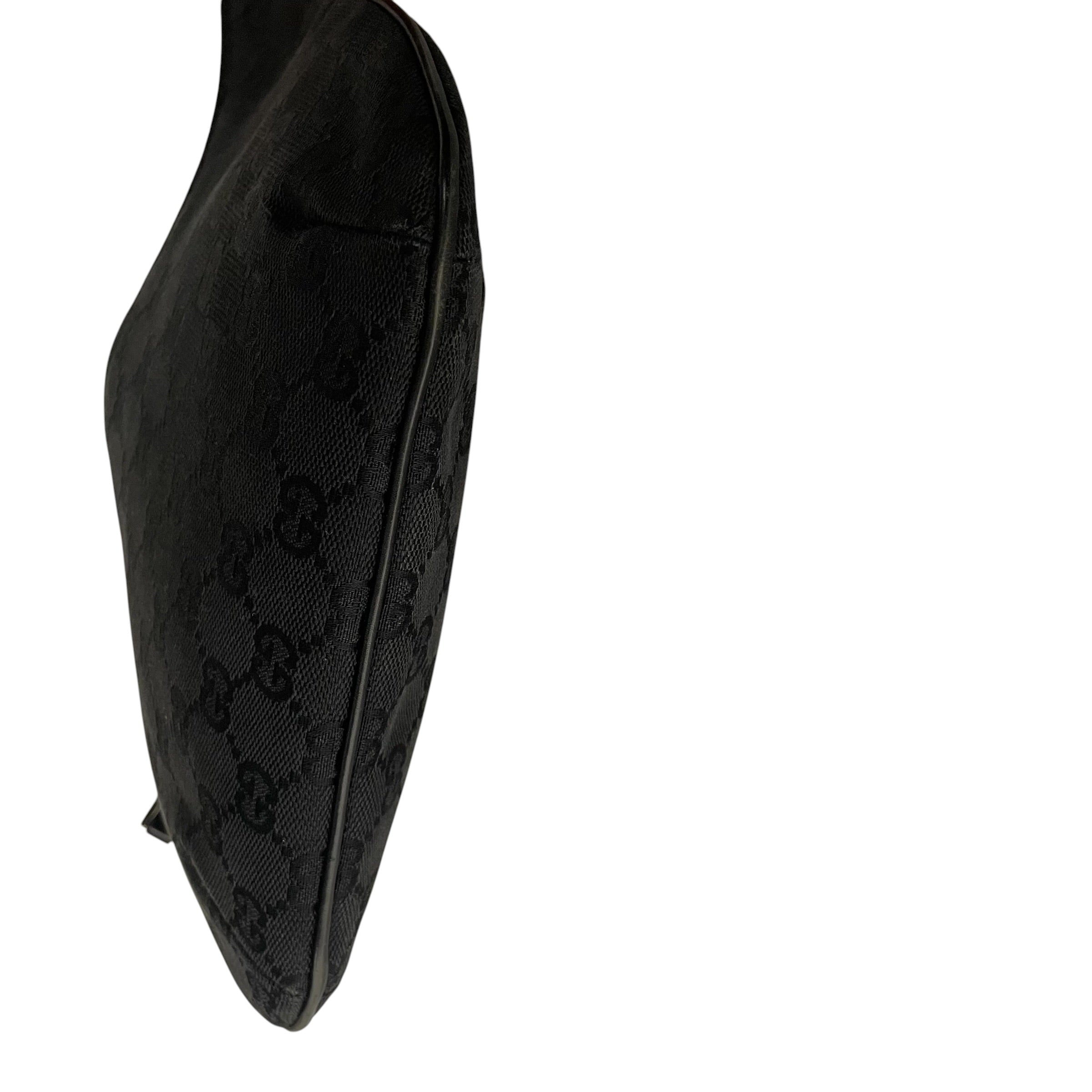 GUCCI/Hand Bag/Monogram/BLK/vintage gg canvas view 3