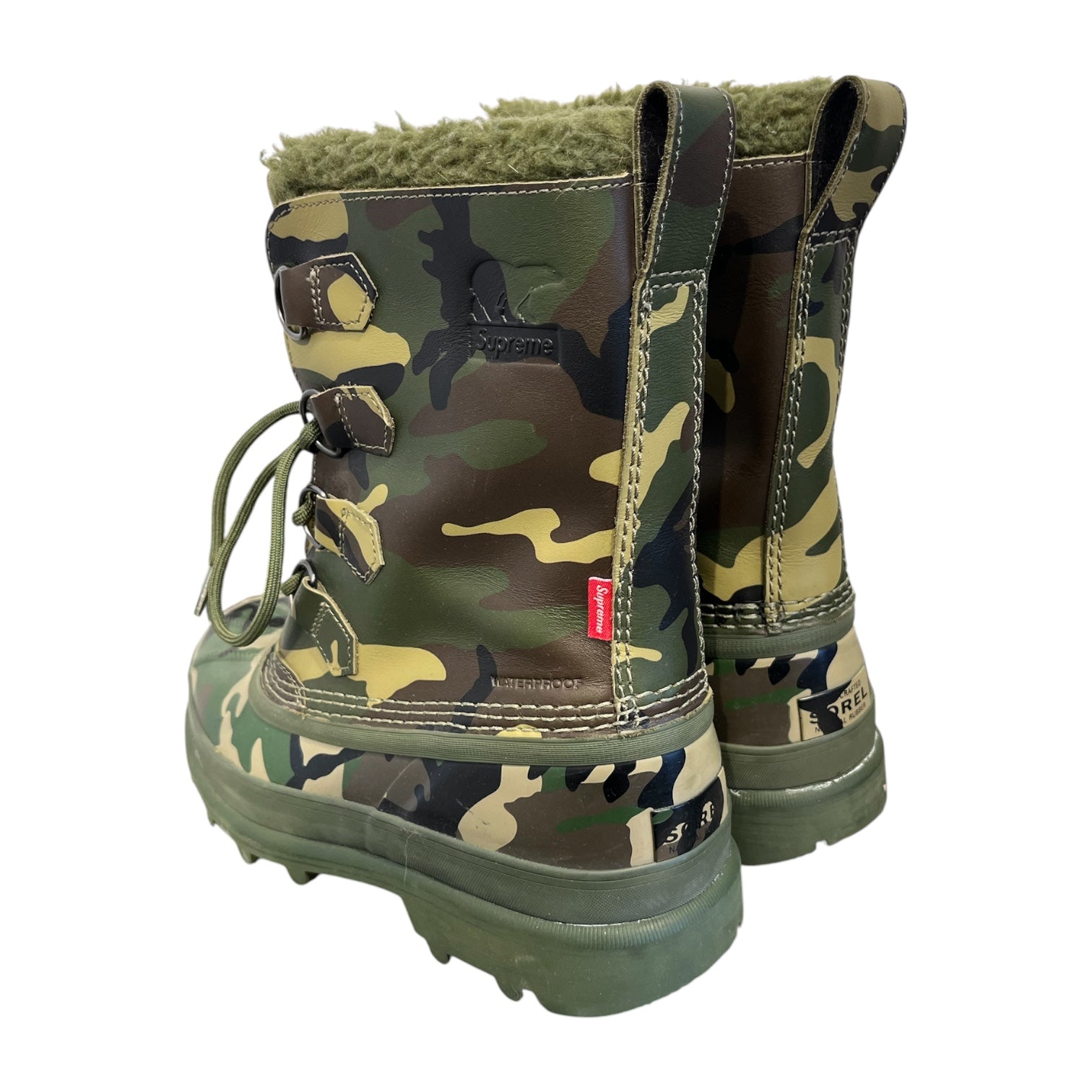 Supreme/Rain Boots/US 7.5/Camouflage/GRN/SOREL CARIBOU BOOTS view 2