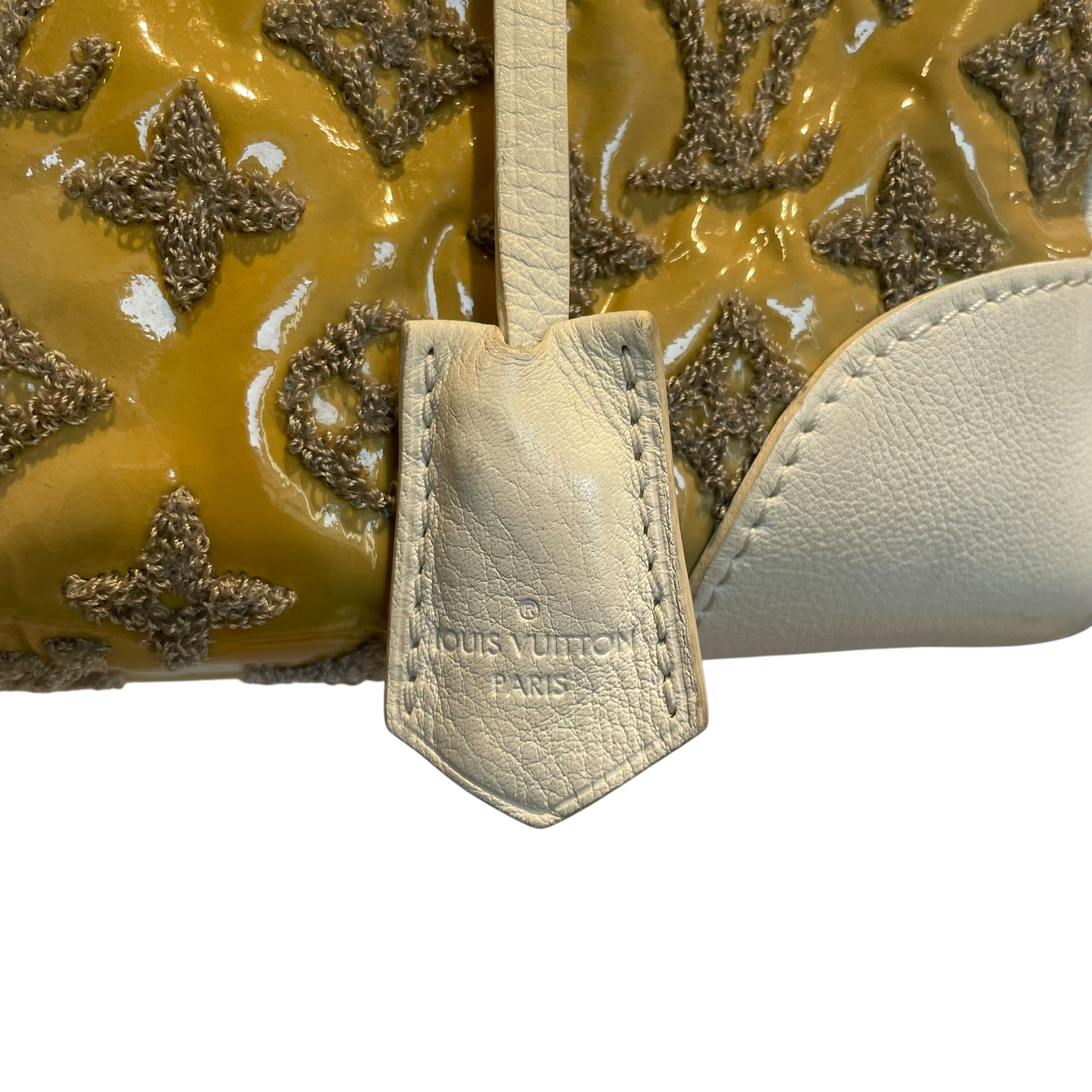 LOUIS VUITTON/Hand Bag/Monogram/Leather/BEG/CREAM HANDLE TUFTED MONOGRAM view 5