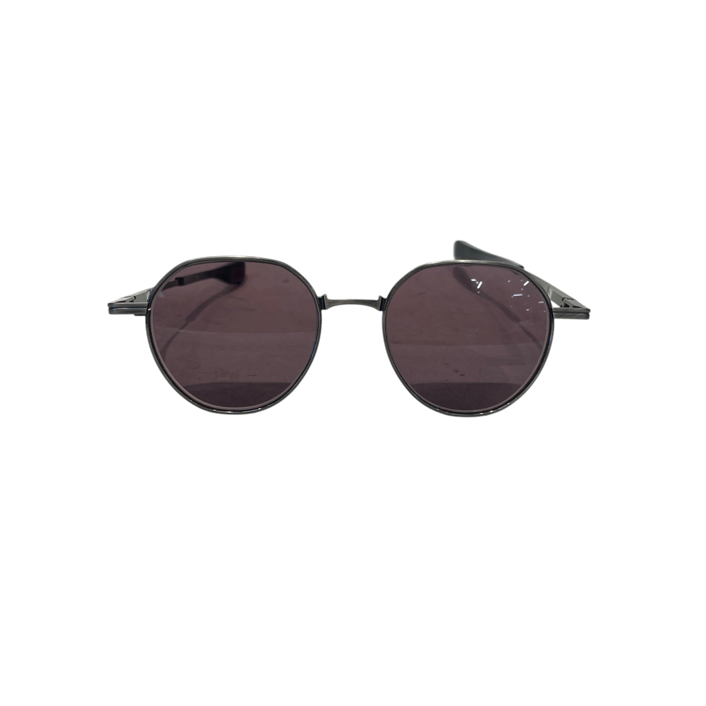 DITA/Sunglasses/Titanium/GRY/Round/M's/VERS ONE / MADE IN JAPAN view 1