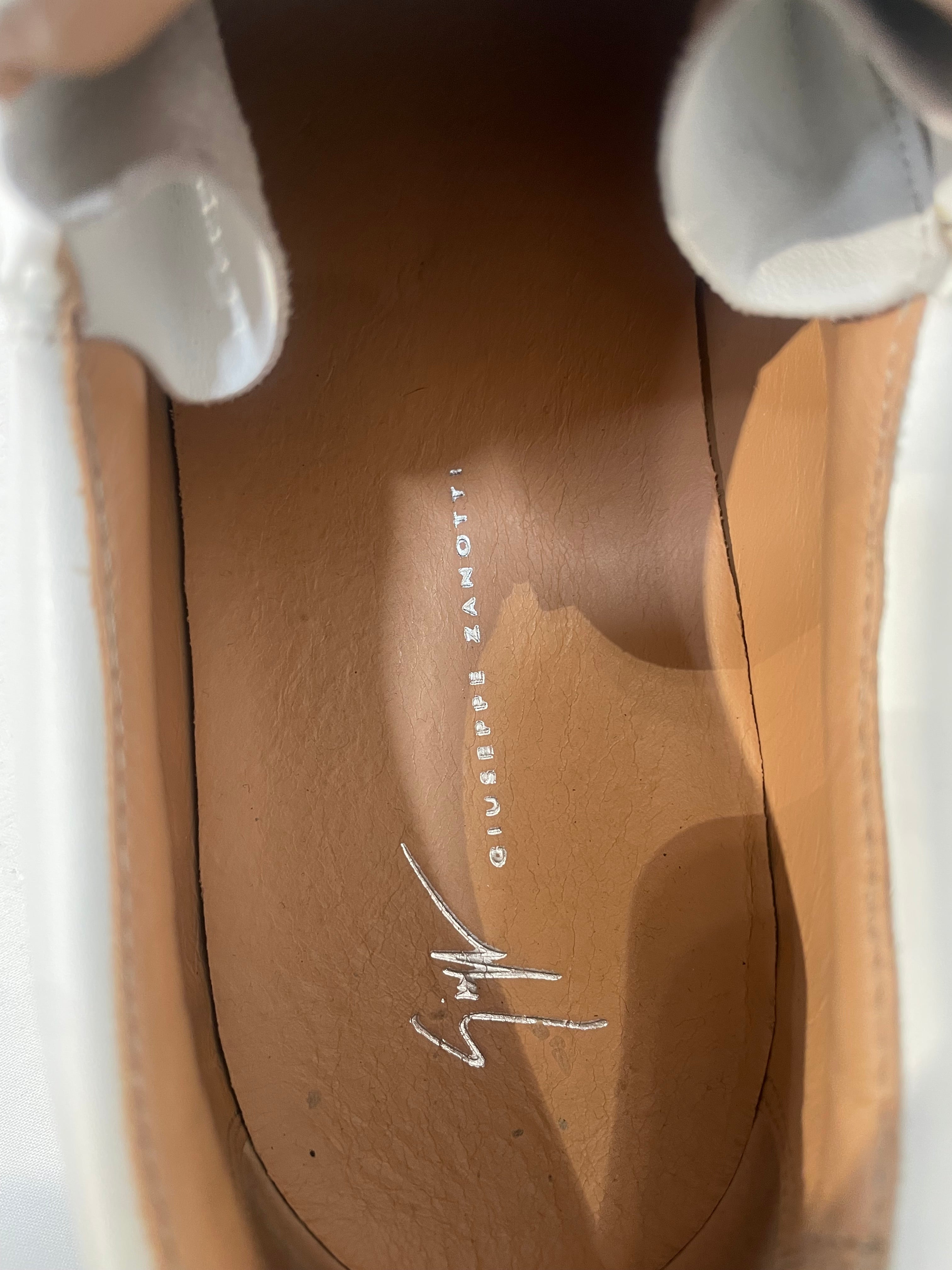 Giuseppe Zanotti/Low-Sneakers/EU 46/Leather/WHT/ view 3
