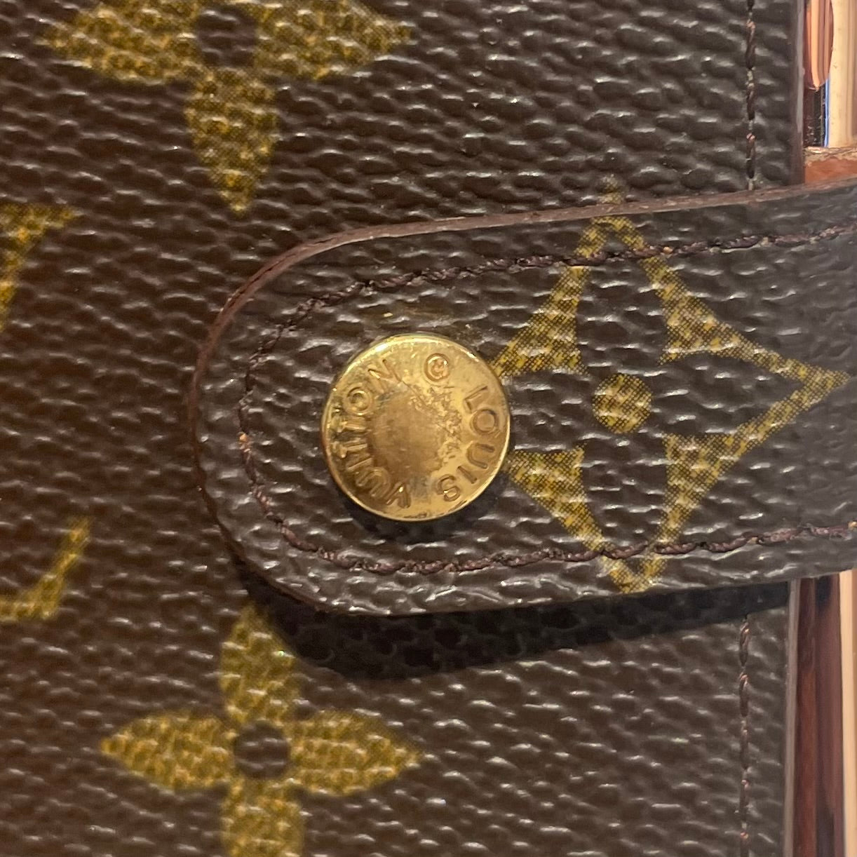 LOUIS VUITTON/Planner Cover/Monogram/BRW/ring agenda with pen view 3