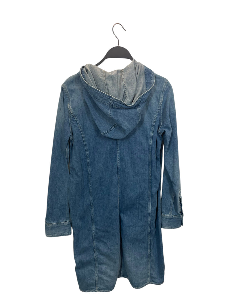 HYSTERIC GLAMOUR/Dress/FREE/Denim/BLU/DRESS WITH HOODIE