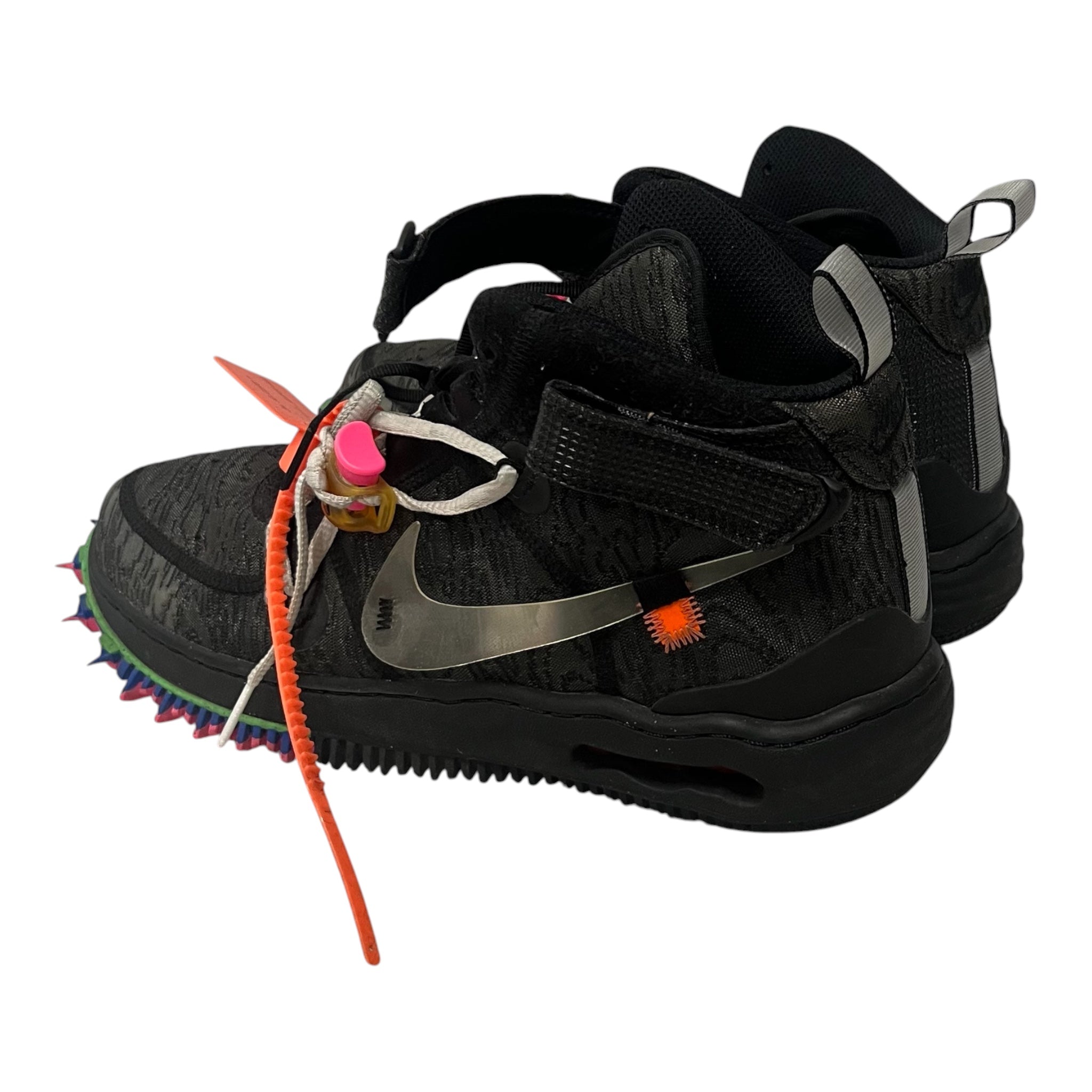 OFF-WHITE/Hi-Sneakers/US 11/Nylon/BLK/DO6290001 AF1 MID view 3
