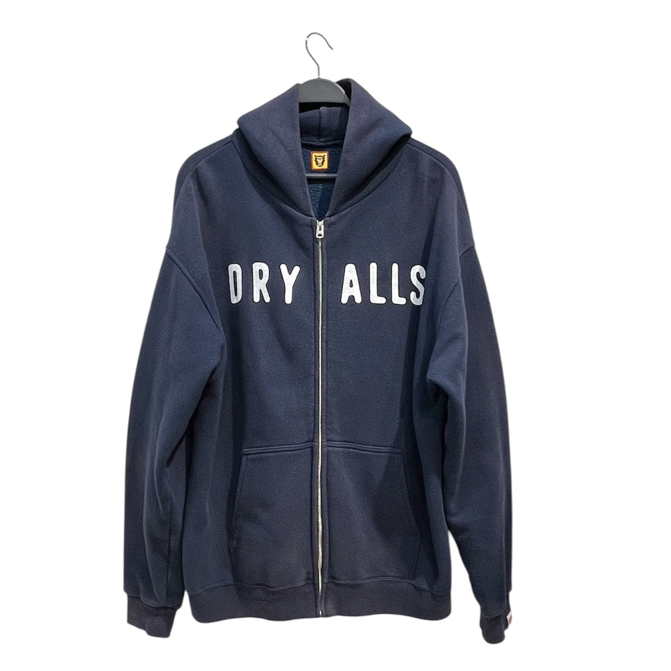 HUMAN MADE/Zip Up Hoodie/XXL/Cotton/NVY/DRY ALLS ZIP HOODIE view 1