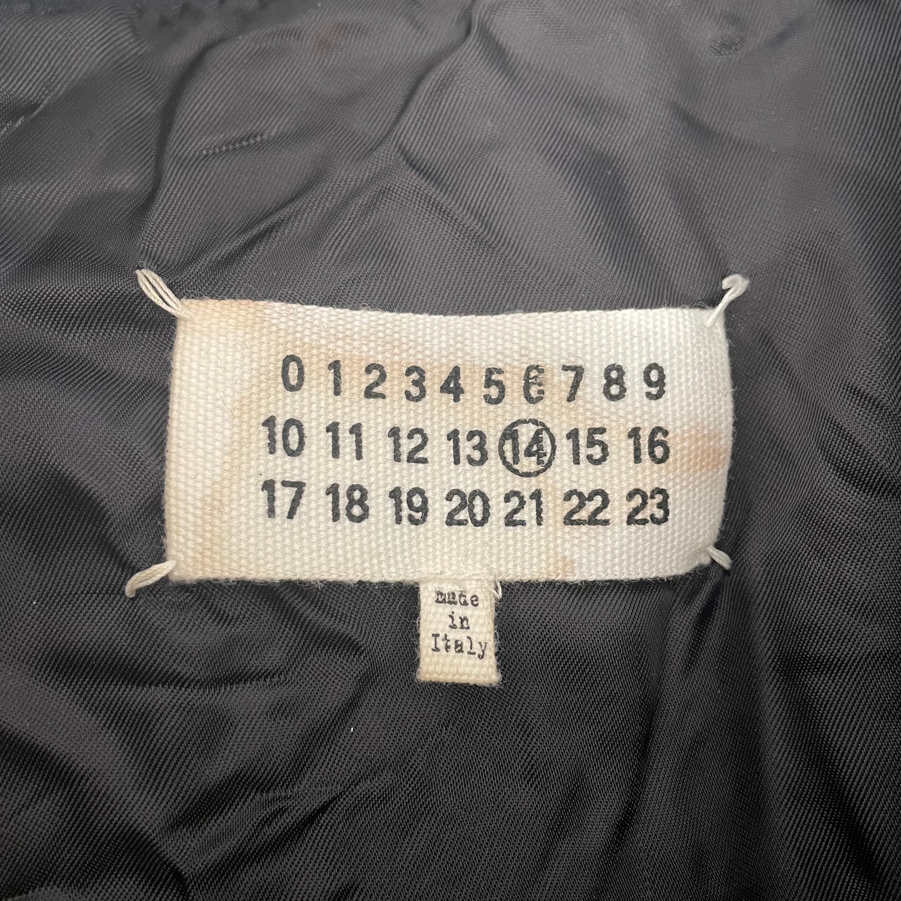 Maison Margiela/Coat/48/Wool/NVY/Double Breasted White Stitchin view 3
