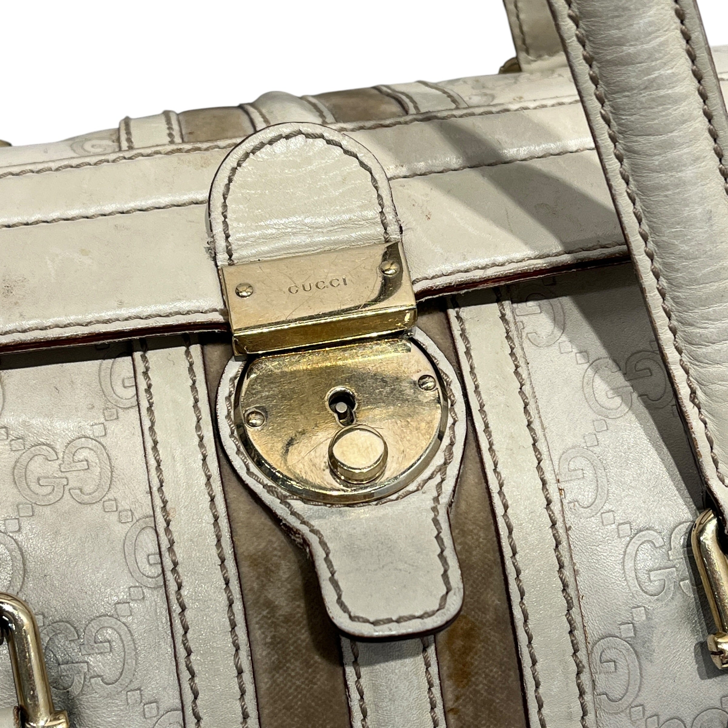GUCCI/Hand Bag/Leather/CRM/TREASURE BOSTON BAG view 7