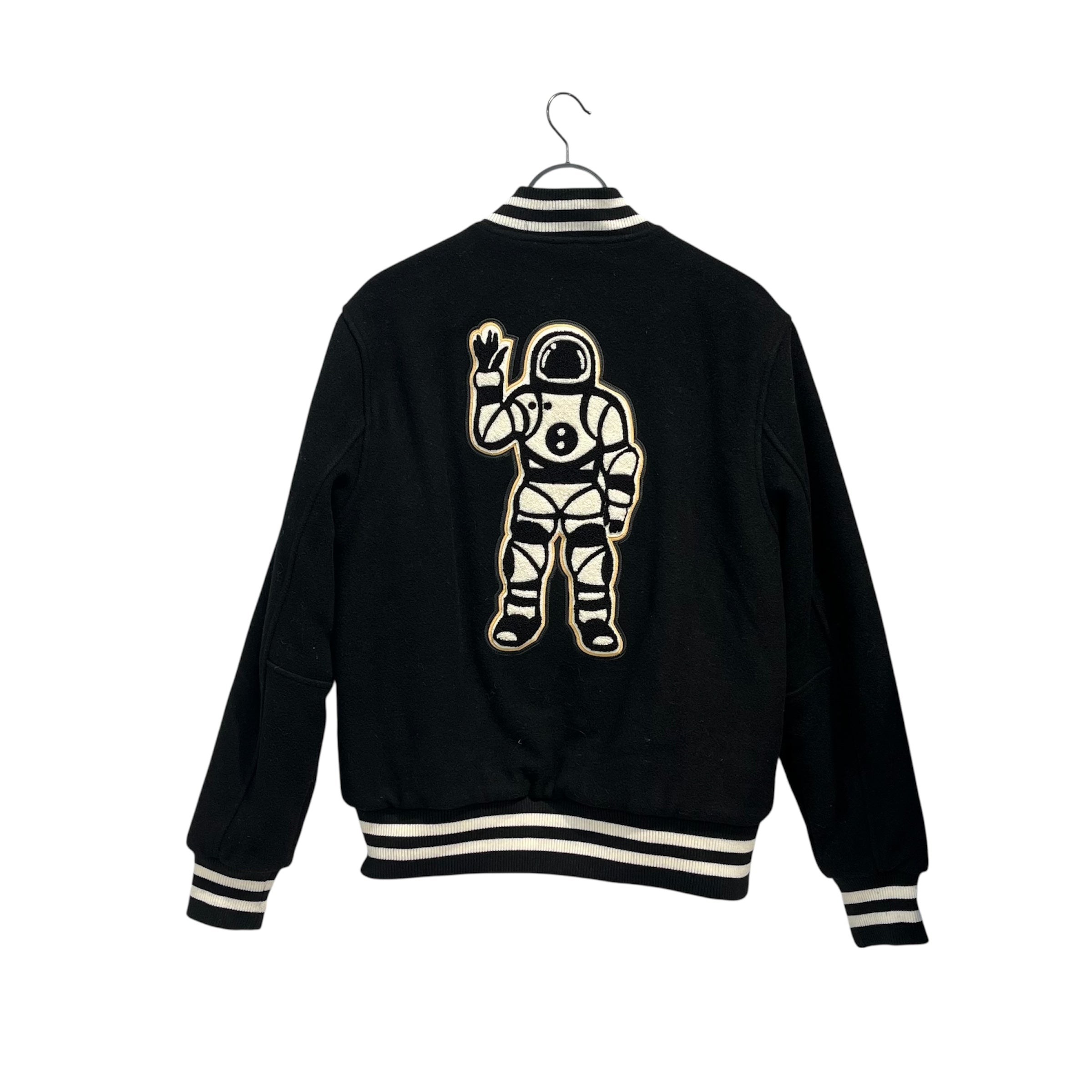 BILLIONAIRE BOYS CLUB/Souvenir Jkt/M/Cotton/BLK/Graphic/letter man patch work view 2