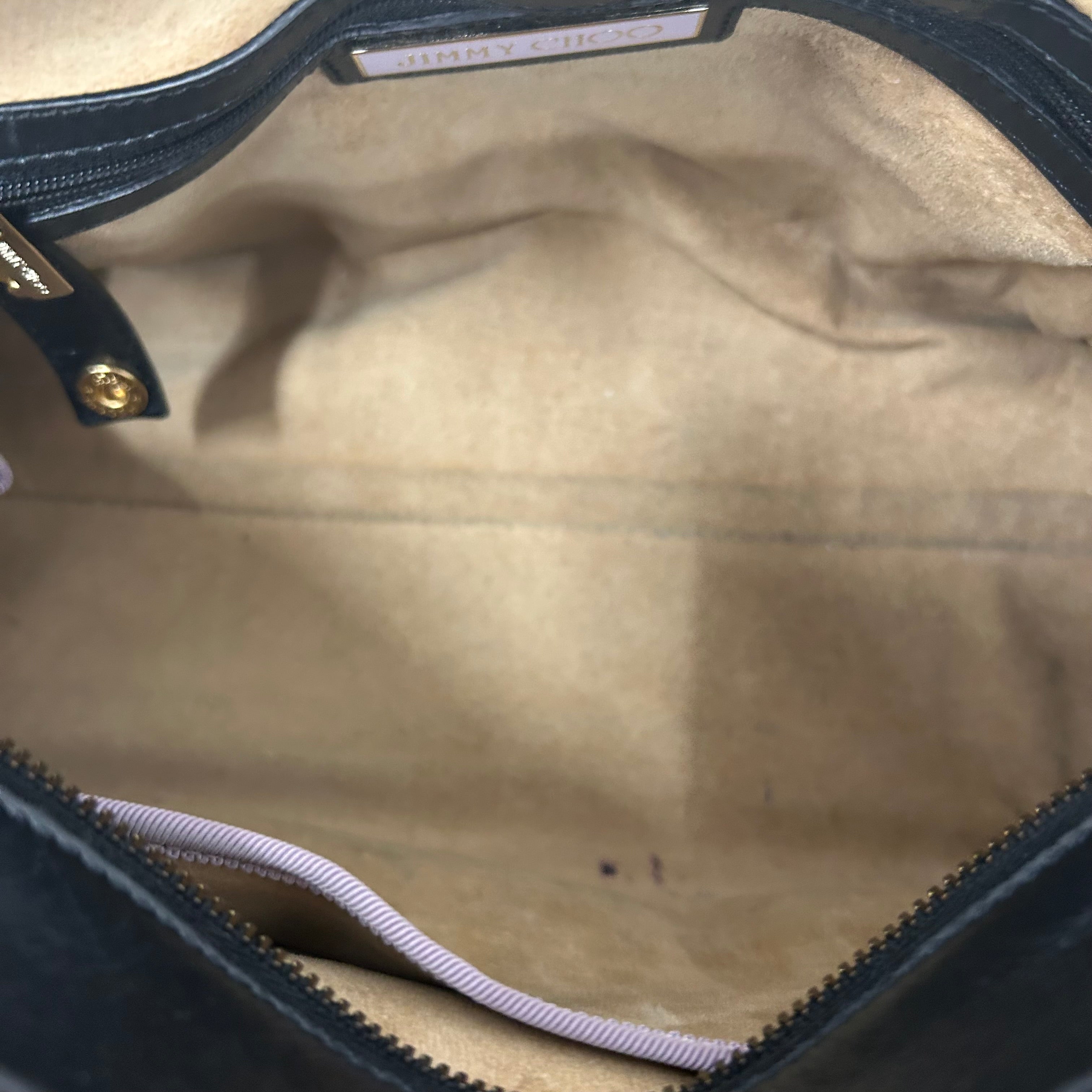 JIMMY CHOO/Bag/Leather/BLK/Hillary Doctor Bag view 4
