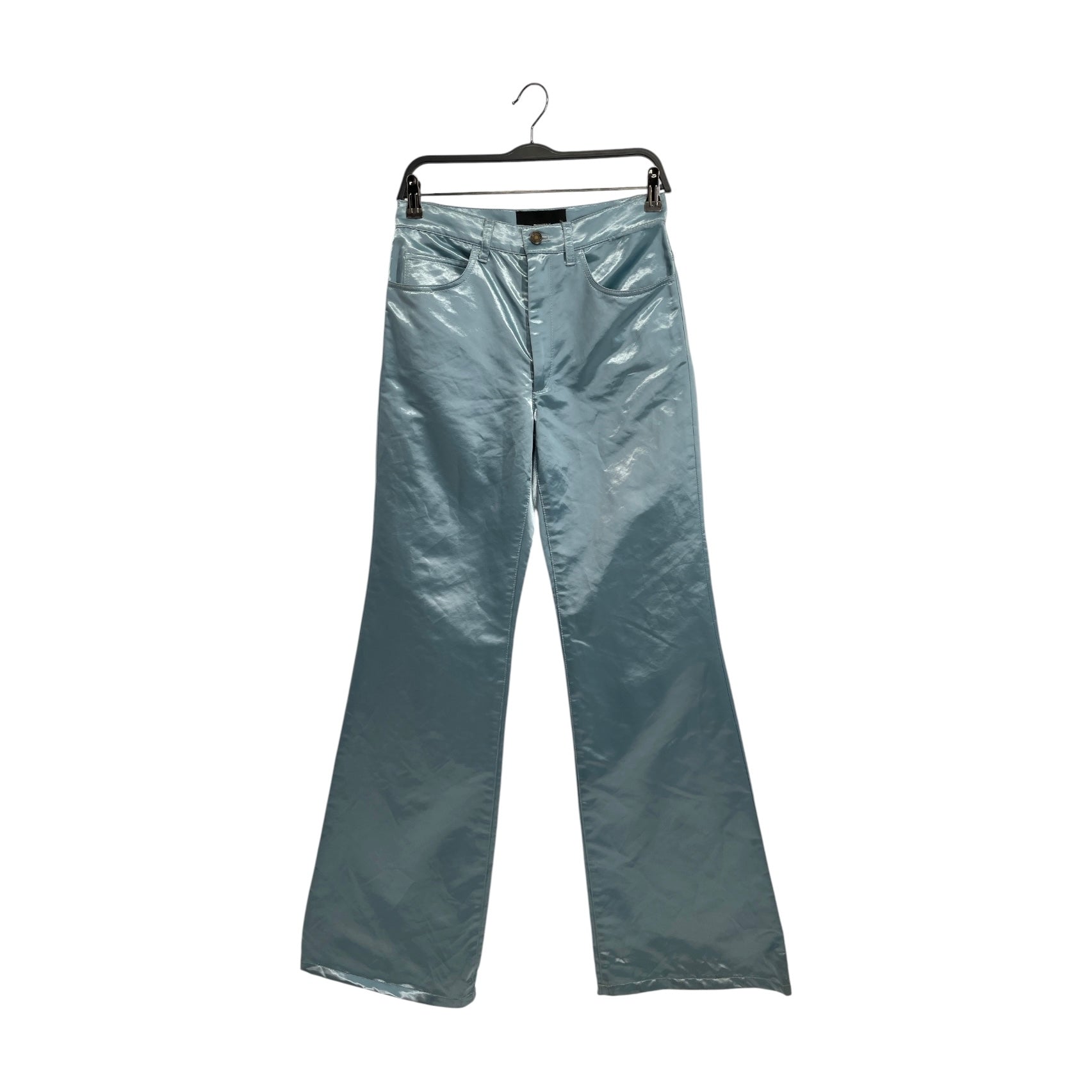 MARC JACOBS/Bottoms/2/Cotton/BLU/DUSTY BLUE SATIN FLARE PANTS view 1
