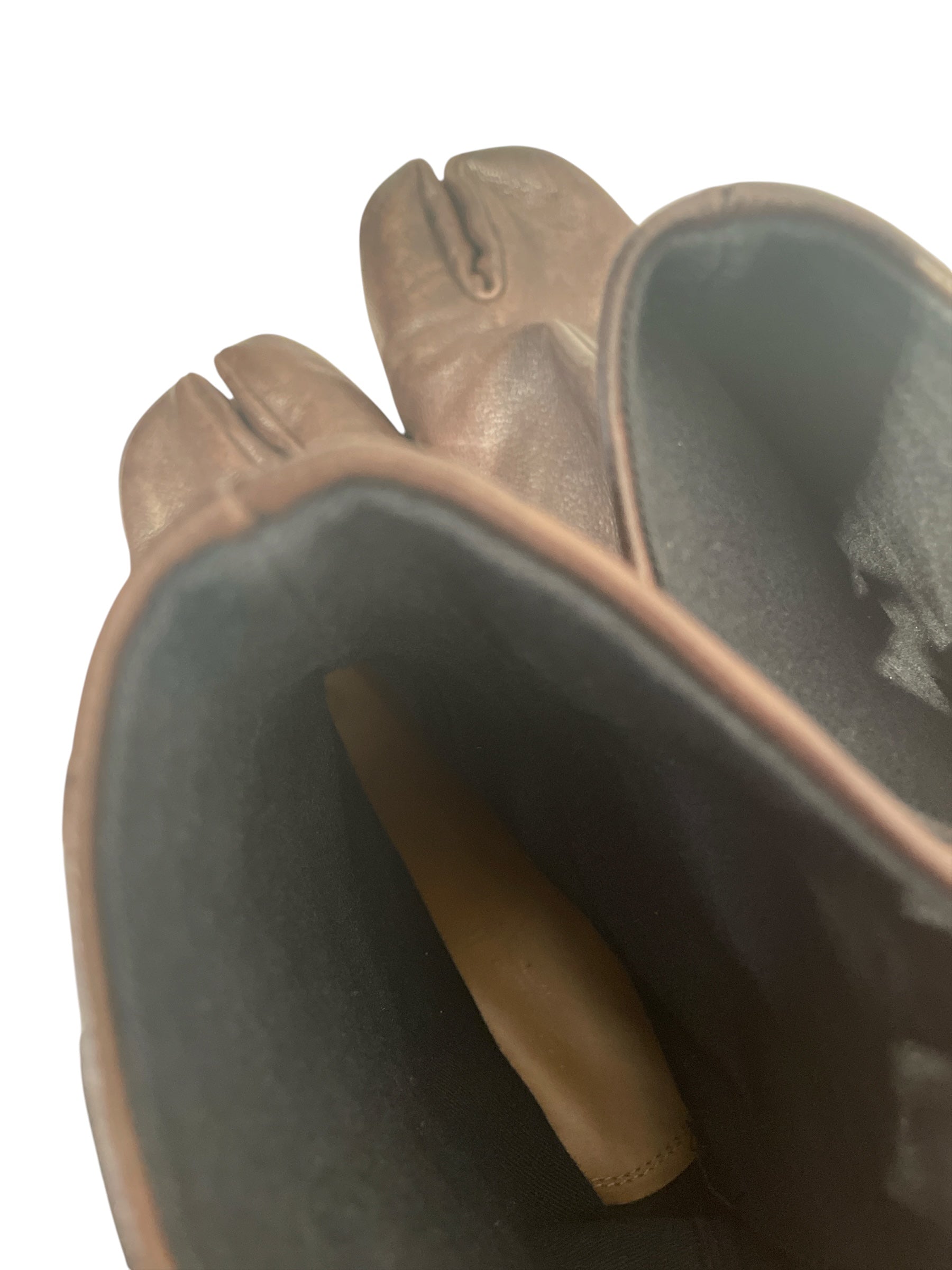 Maison Margiela/Boots/EU 41/Leather/BRW/HEELED TABI BOOTS view 3