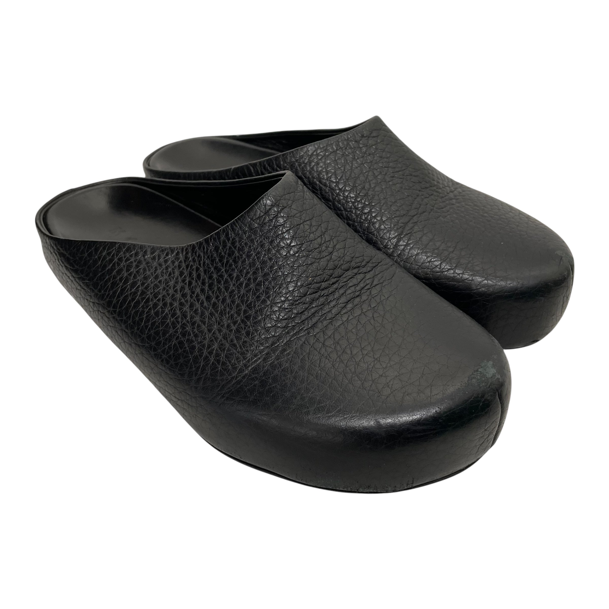 MARNI/Sandals/EU 41/Leather/BLK/LEATHER CLOGS view 1