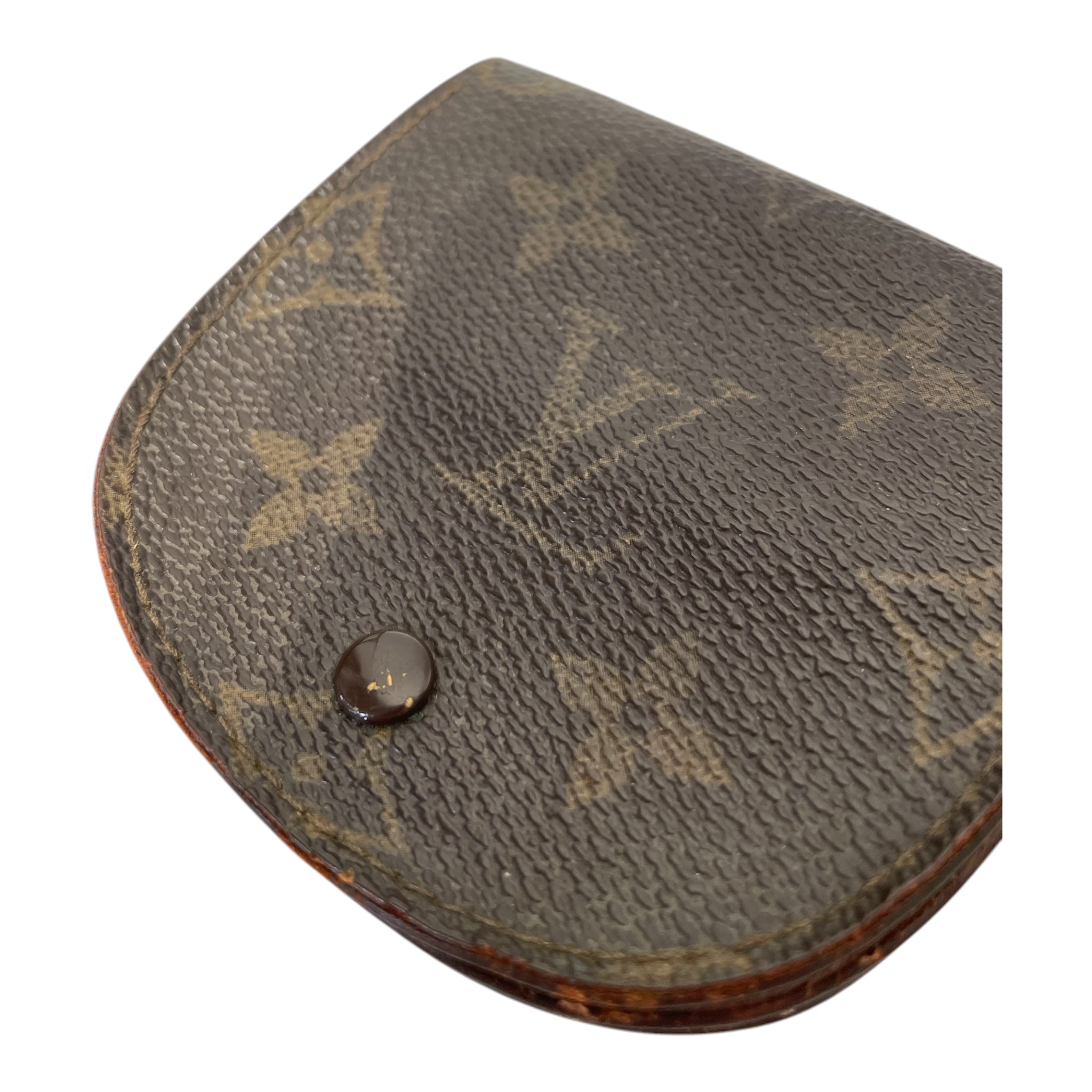 LOUIS VUITTON/Coin Wallet/Monogram/Leather/BRW/coin purse view 8
