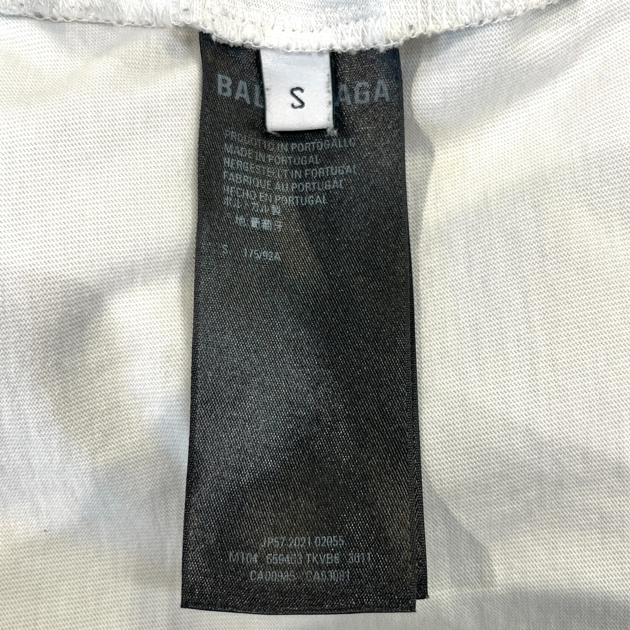 BALENCIAGA/Hoodie/S/Cotton/GRN/Distressed/DISTRESSED WITH WHITE LINING view 4