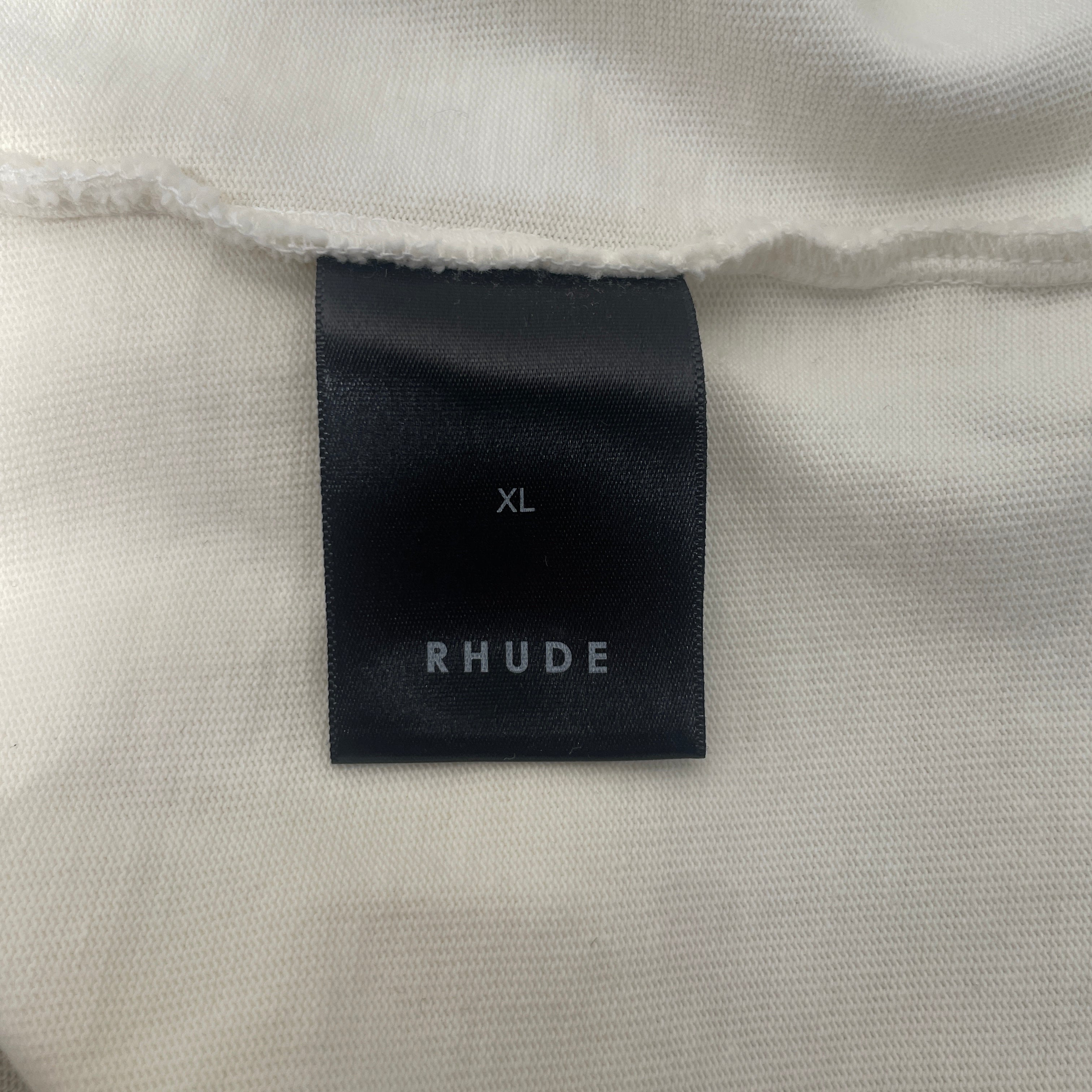 RHUDE/T-Shirt/XL/Cotton/WHT/MOONLIGHT view 3