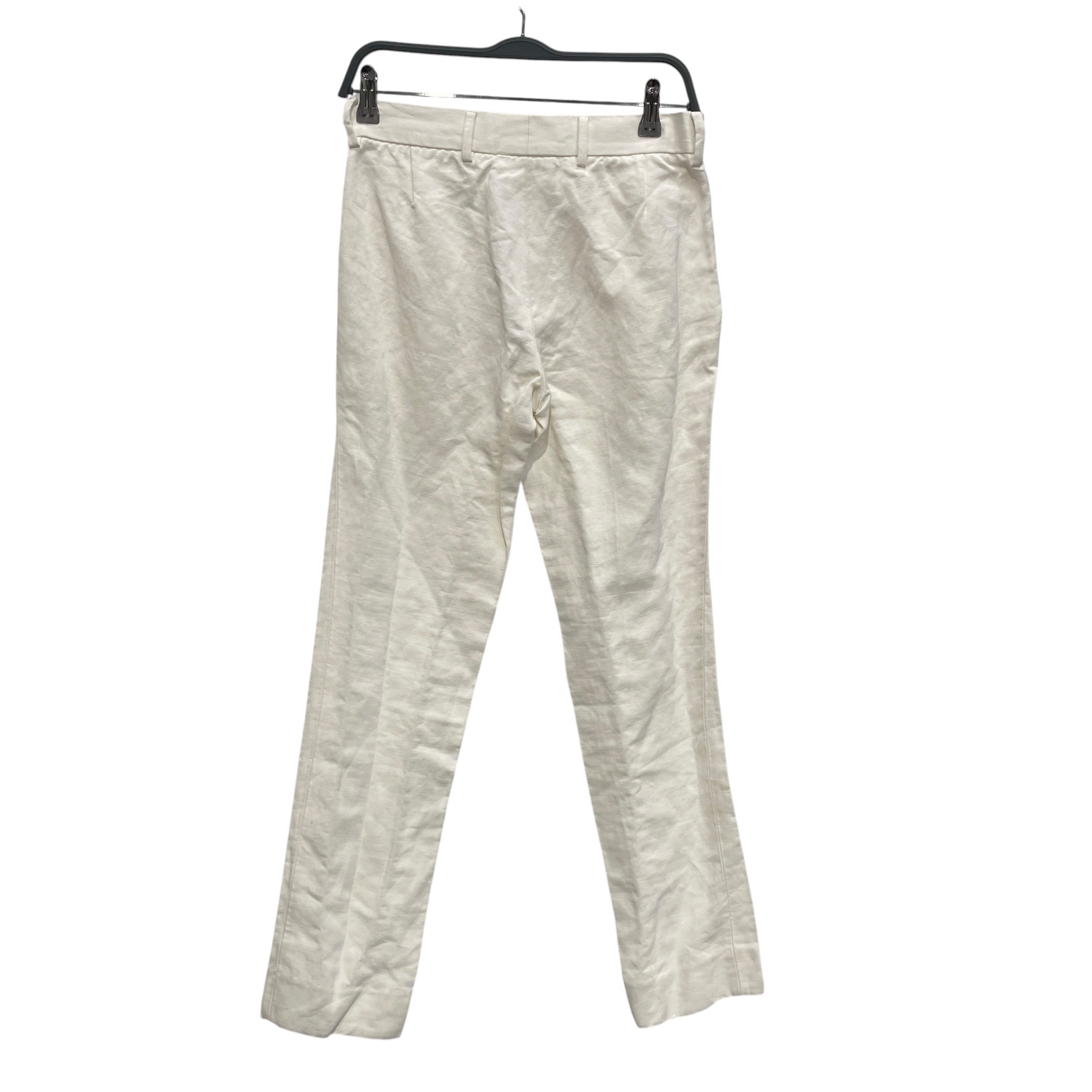 BOTTEGA VENETA/Straight Pants/38/Linen/WHT/ view 2
