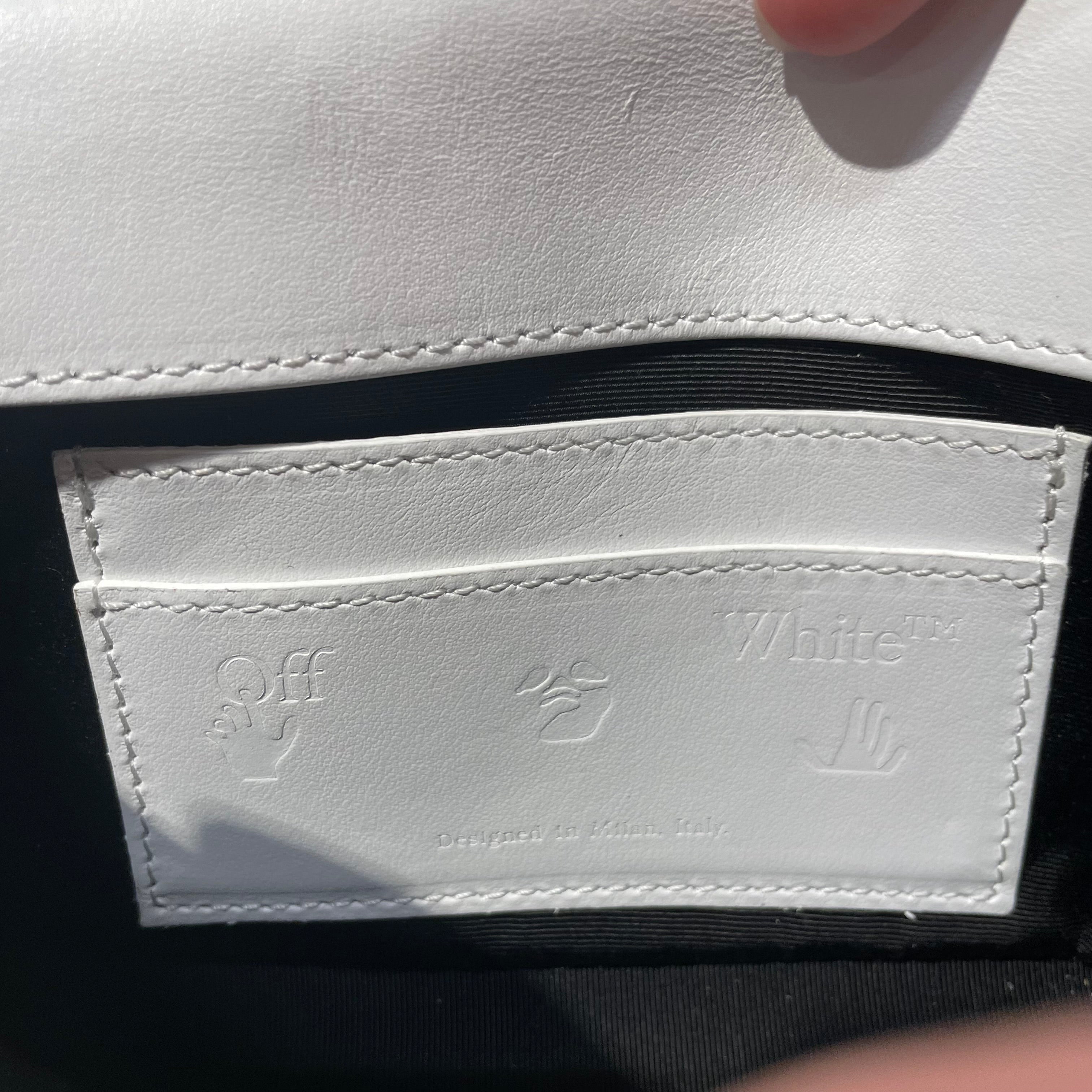OFF-WHITE/Bag/Stripe/Leather/WHT/ view 3