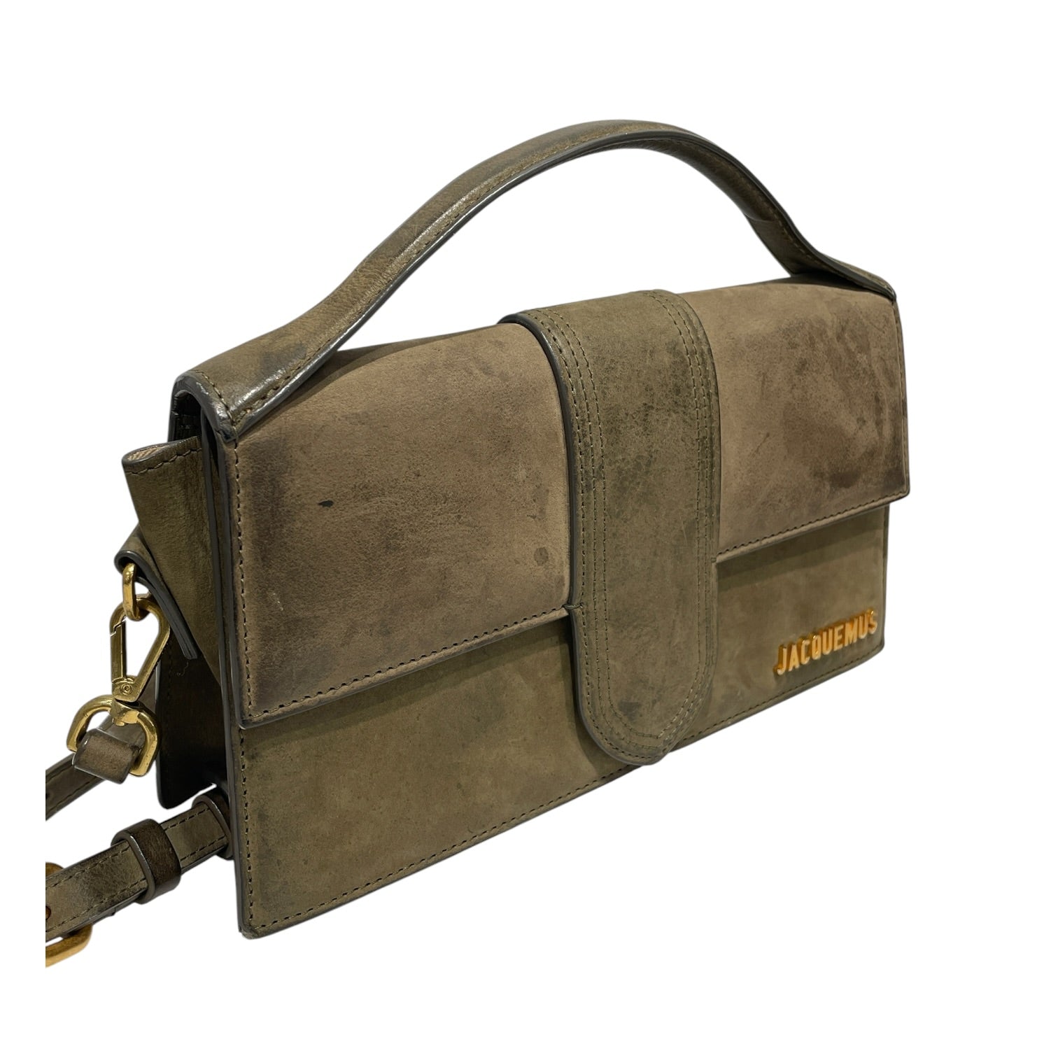 JACQUEMUS/Cross Body Bag/Leather/GRN/Le Bambino Crossbody view 4