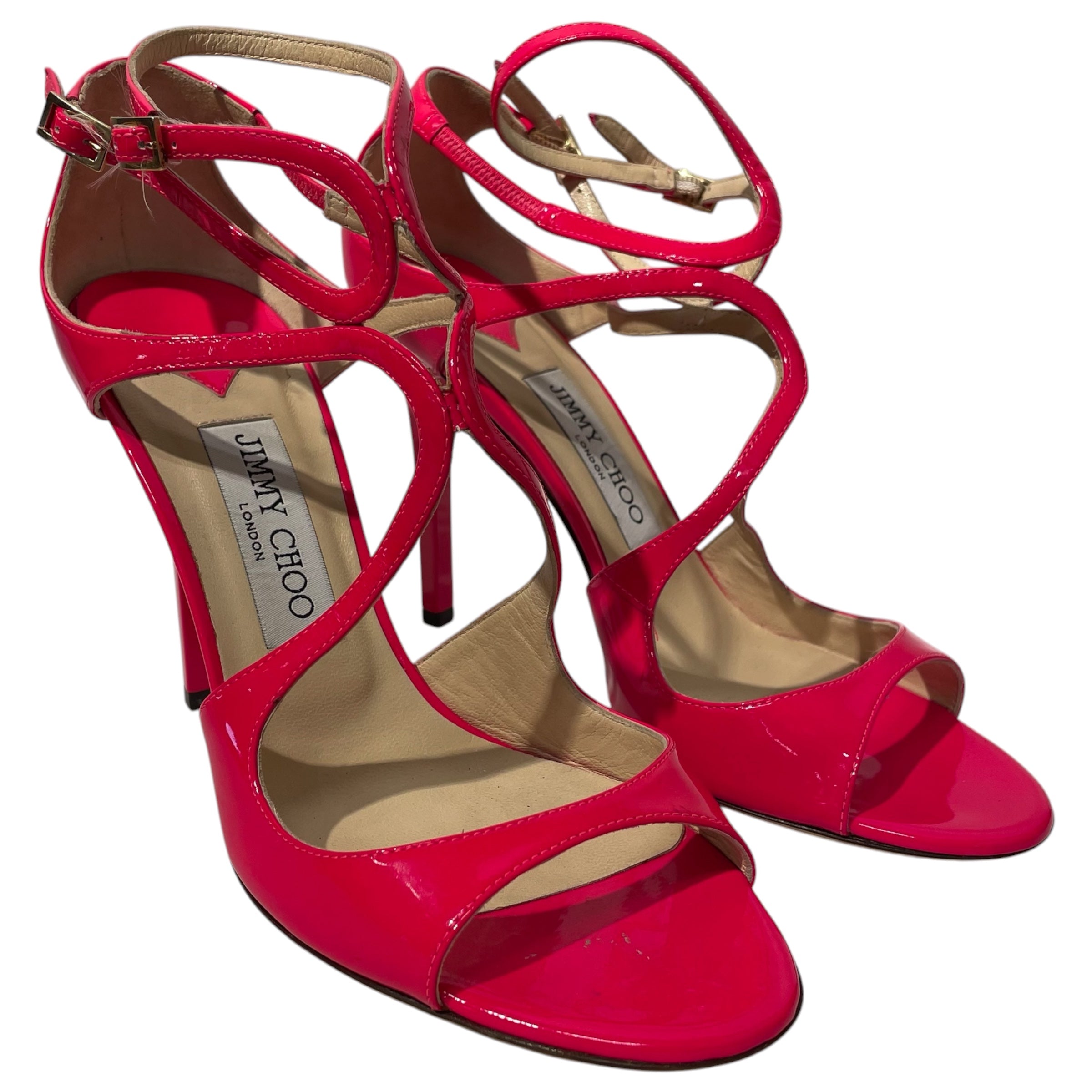 JIMMY CHOO/Heels/EU 39/Leather/PNK/ view 1