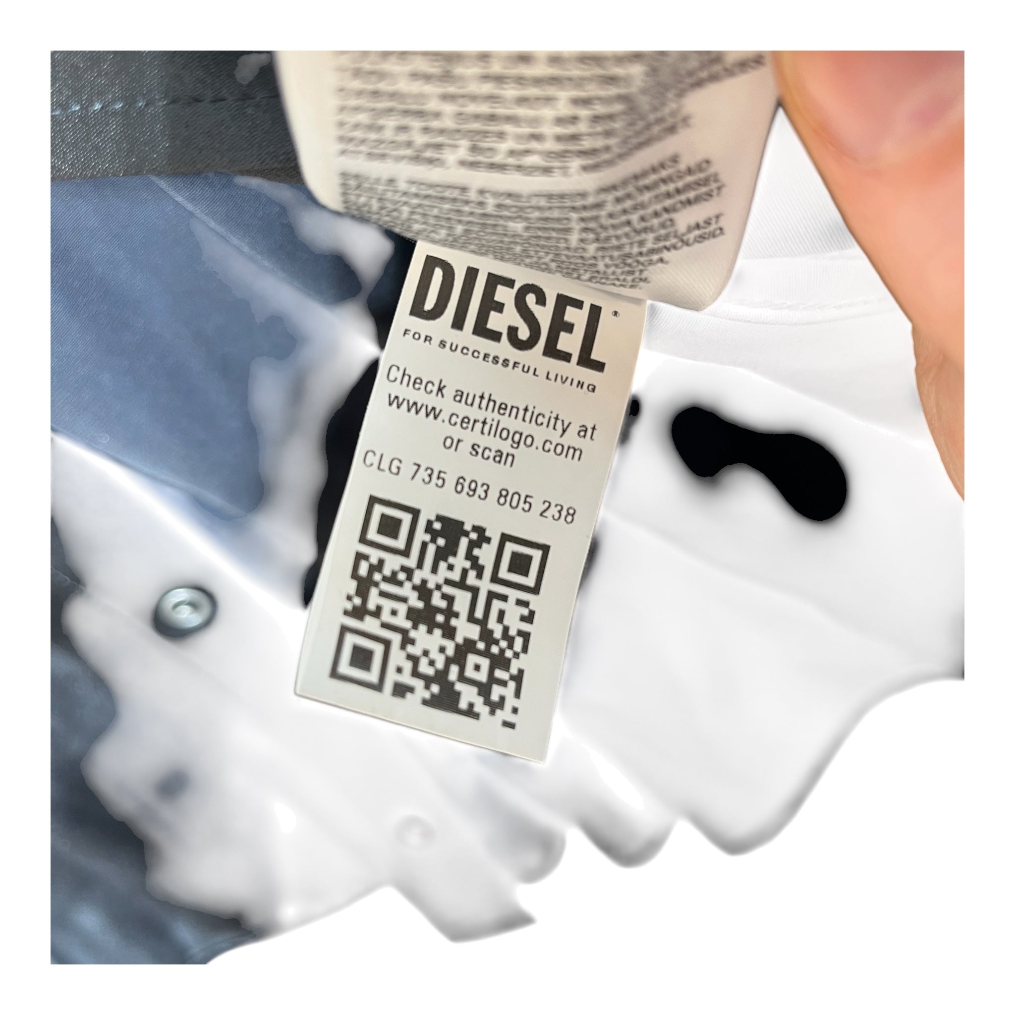DIESEL/Shirt/50/Silk/BLK/pearl buttons view 5