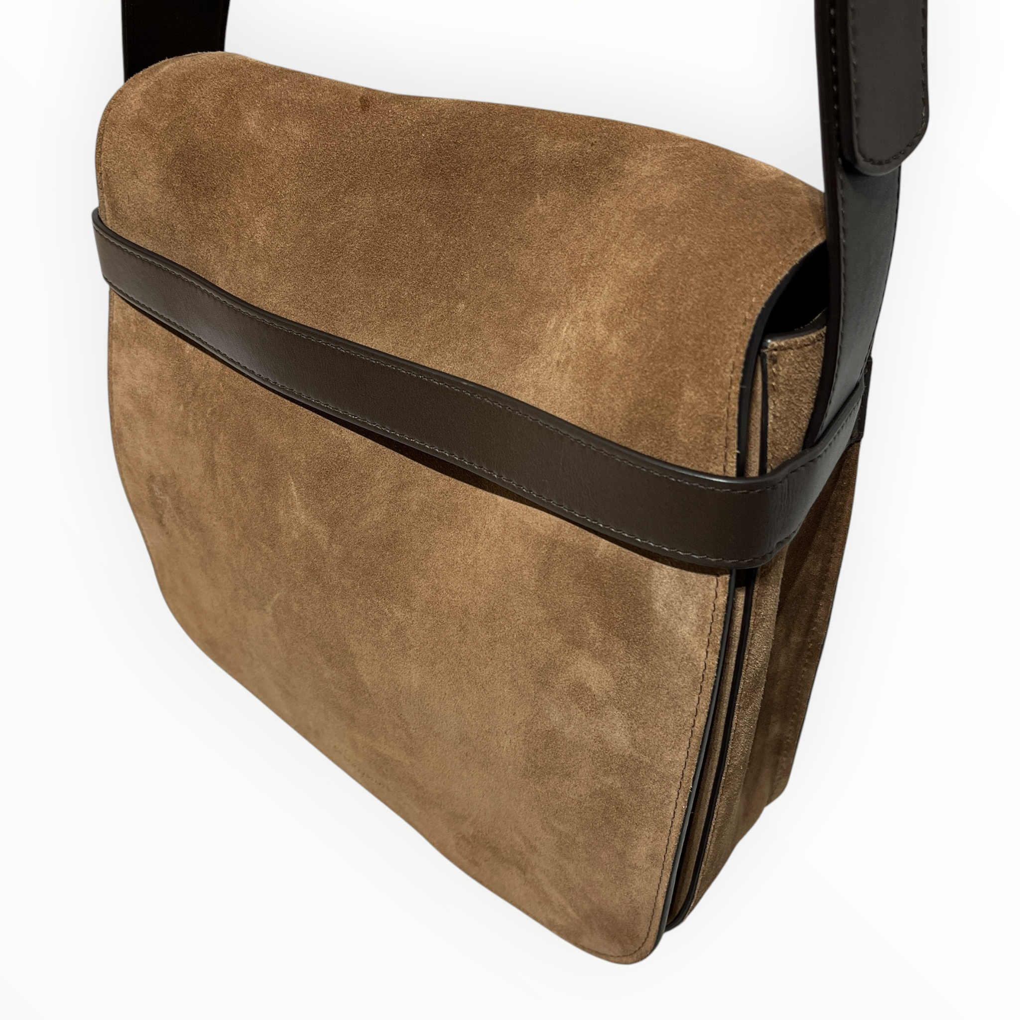 GIORGIO ARMANI/Cross Body Bag/Suede/BRW/ view 6