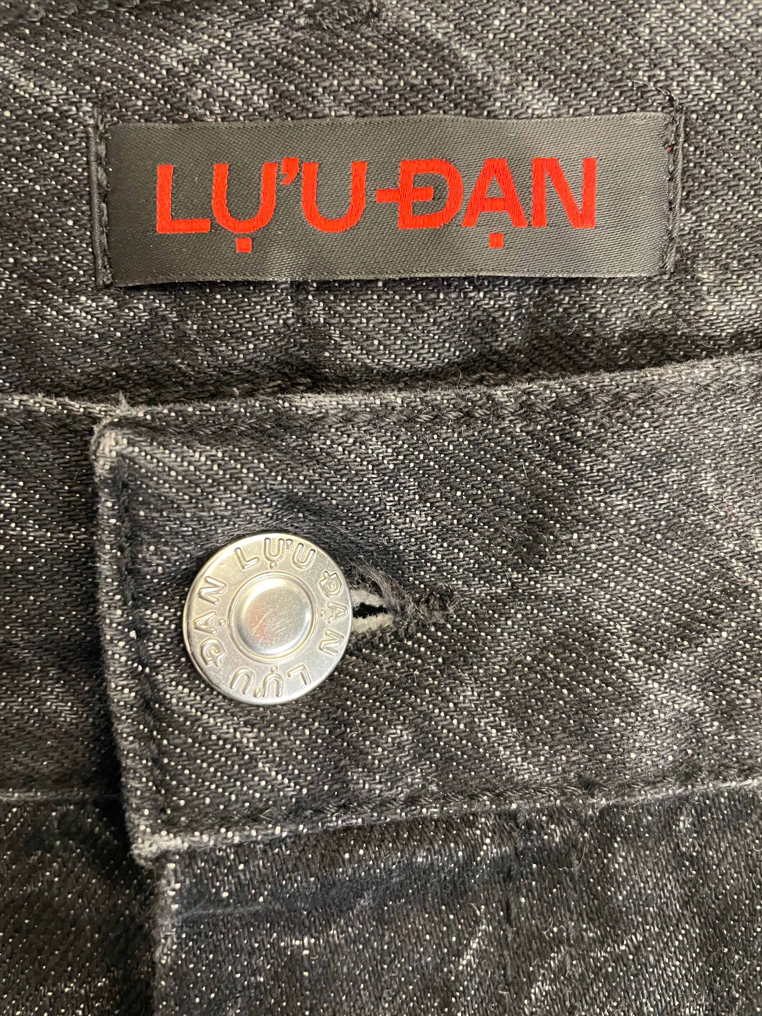 LUU DAN/Pants/38/Cotton/BLK/ view 3
