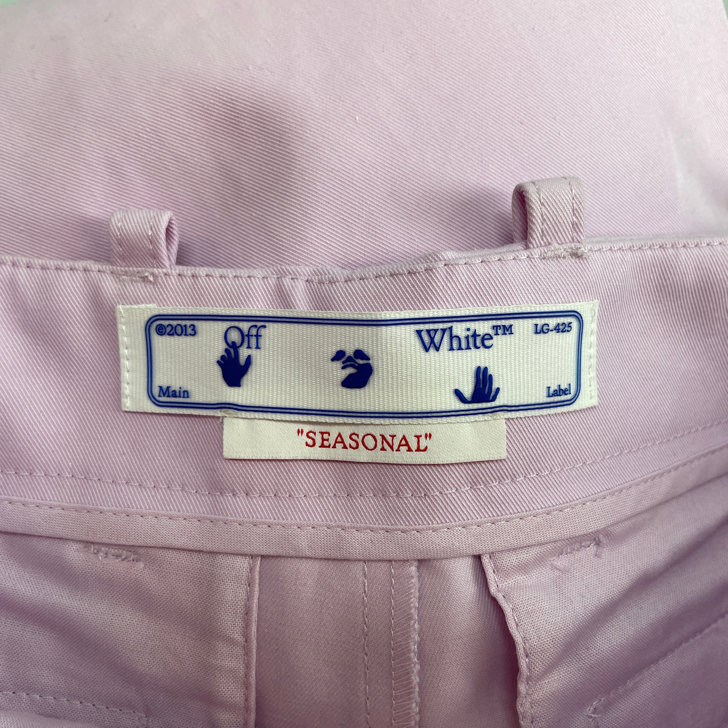 OFF-WHITE/Bottoms/40/Cotton/PPL/seasonal multi cargo new tag view 3
