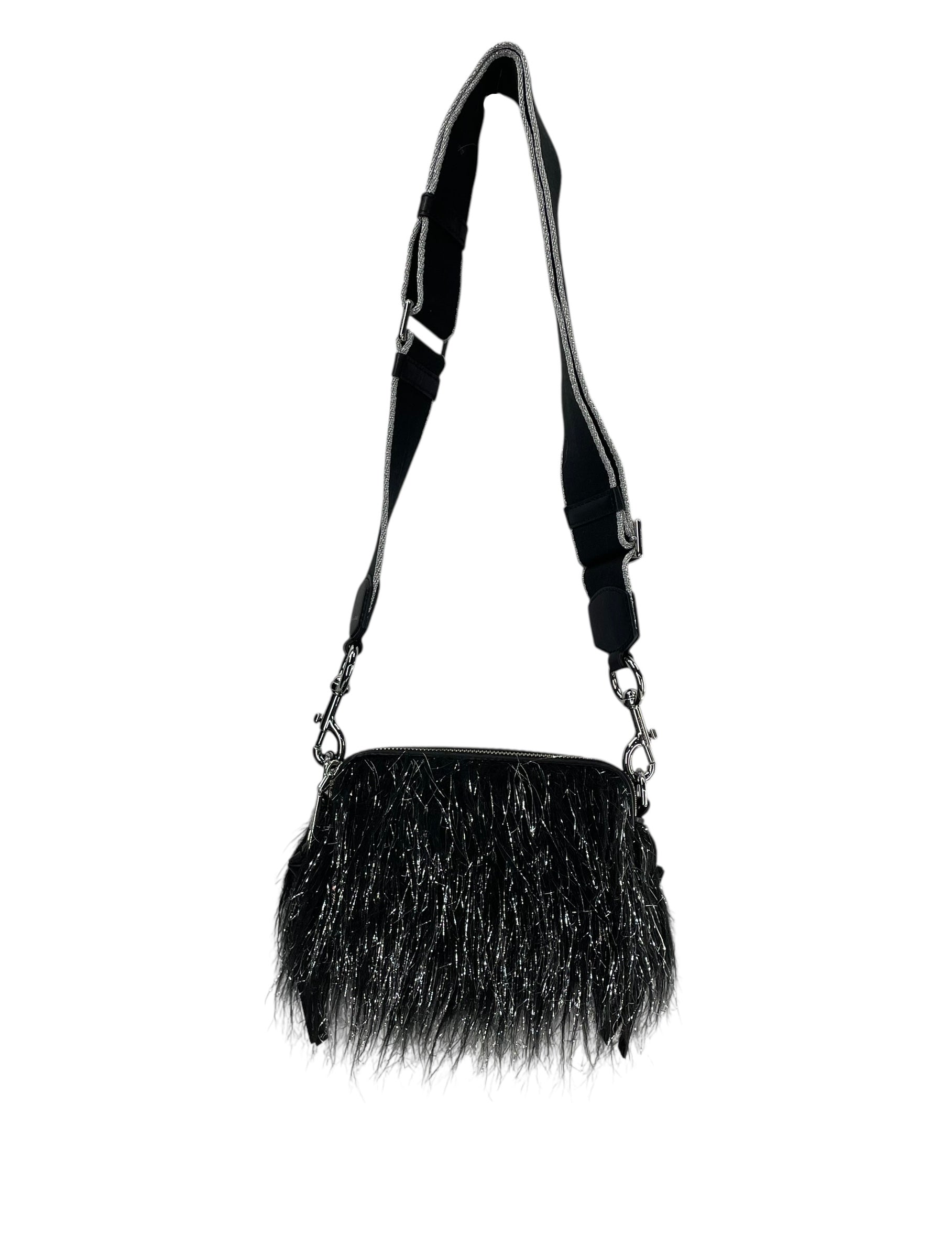 MARC JACOBS/Bag/Wool/BLK/FUZZY SILVER C view 2