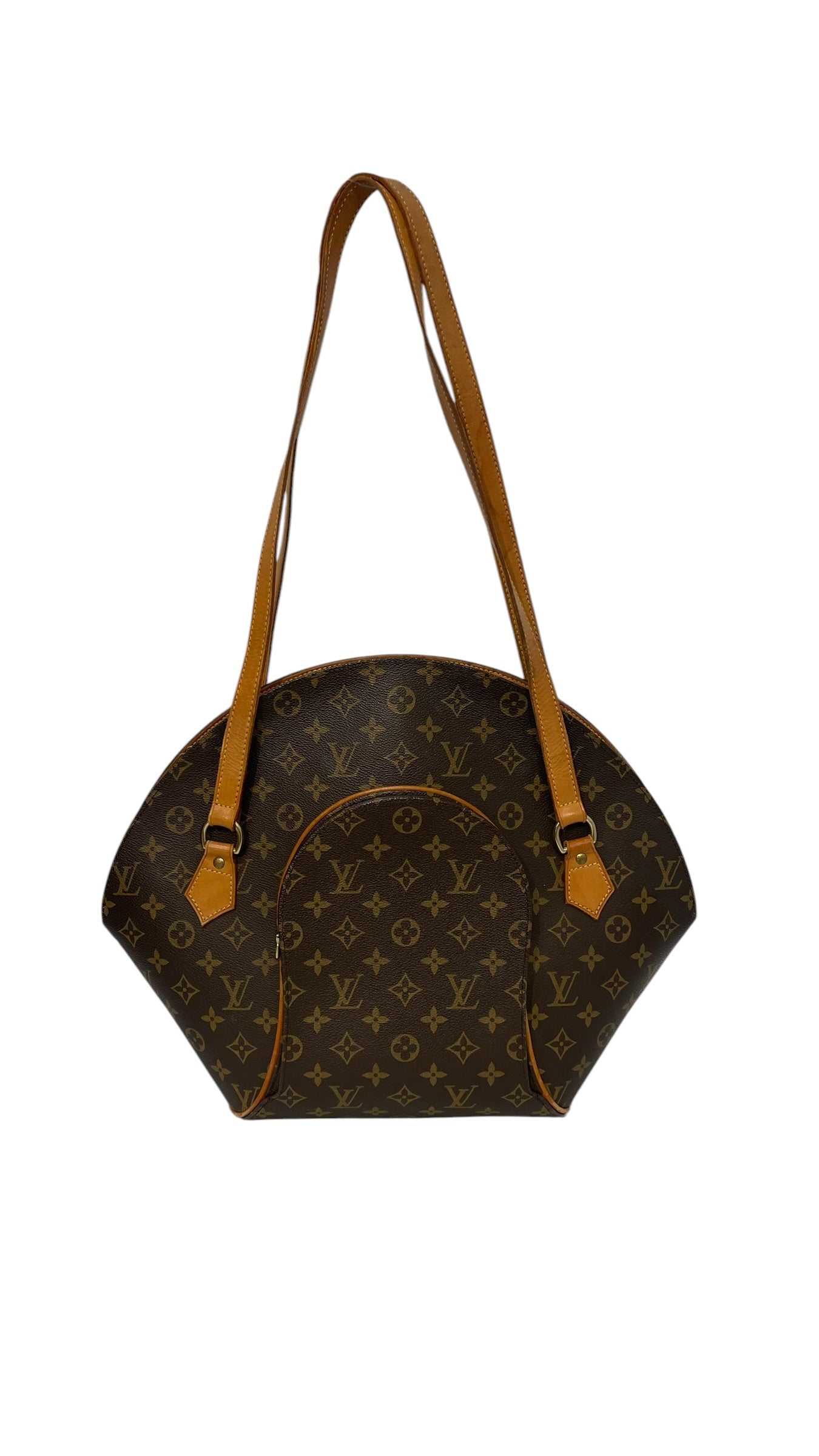 LOUIS VUITTON/Hand Bag/Monogram/Leather/BRW/Ellipse GM view 2