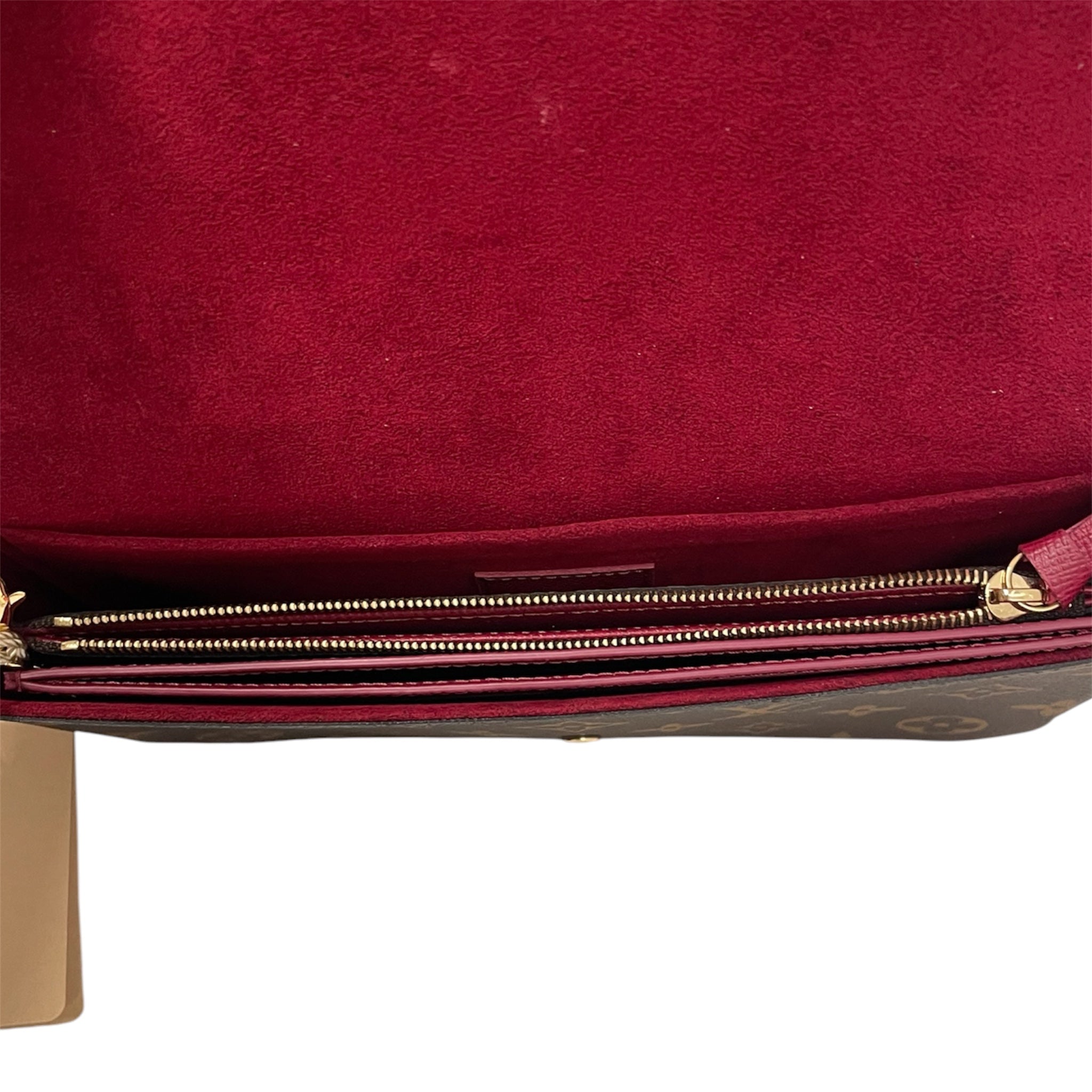 LOUIS VUITTON/Clutch Bag/Monogram/Leather/BRW/FELICIE CHAIN WALLET view 6