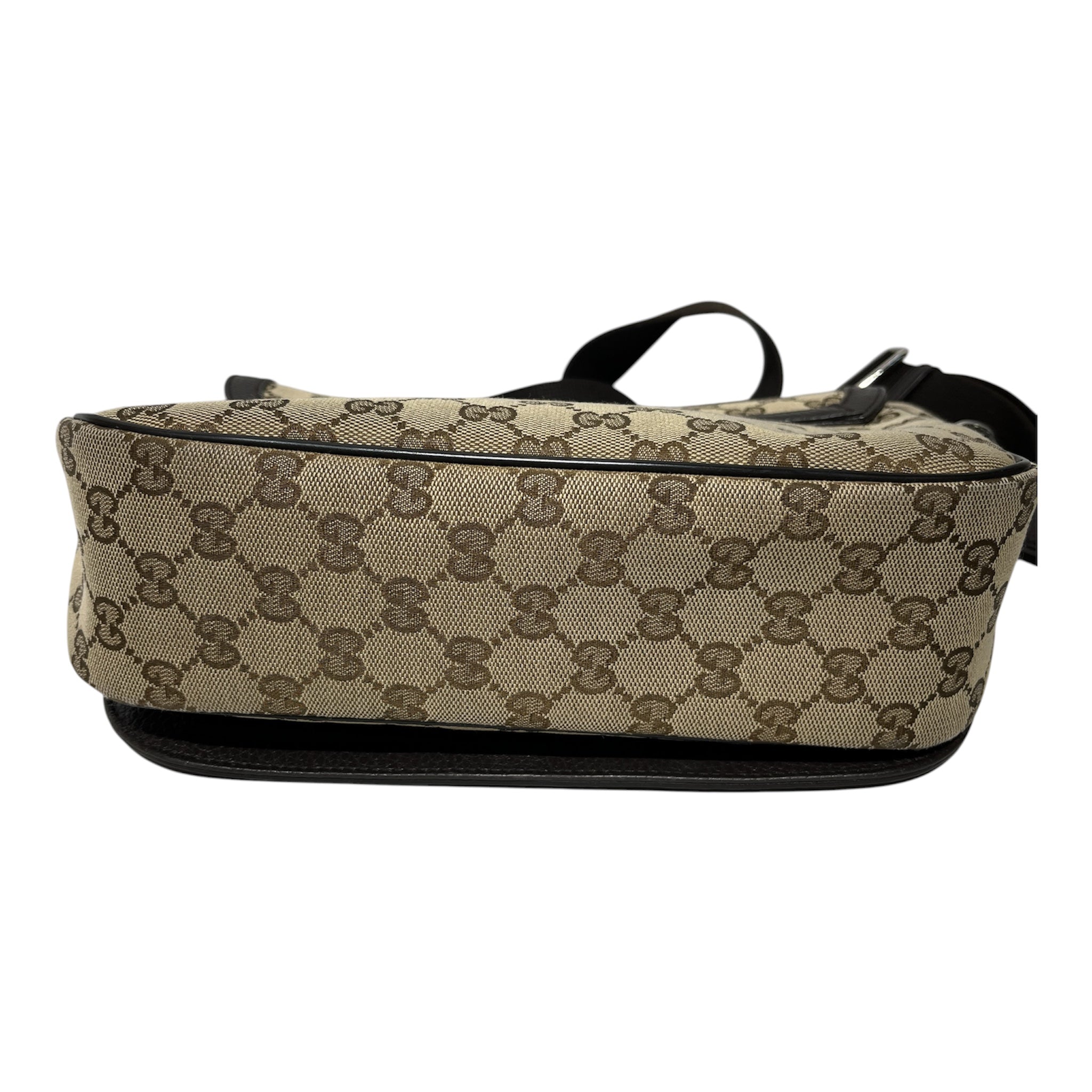 GUCCI/Cross Body Bag/Monogram/Cotton/KHK/Ophidia Crossbody Bag view 3