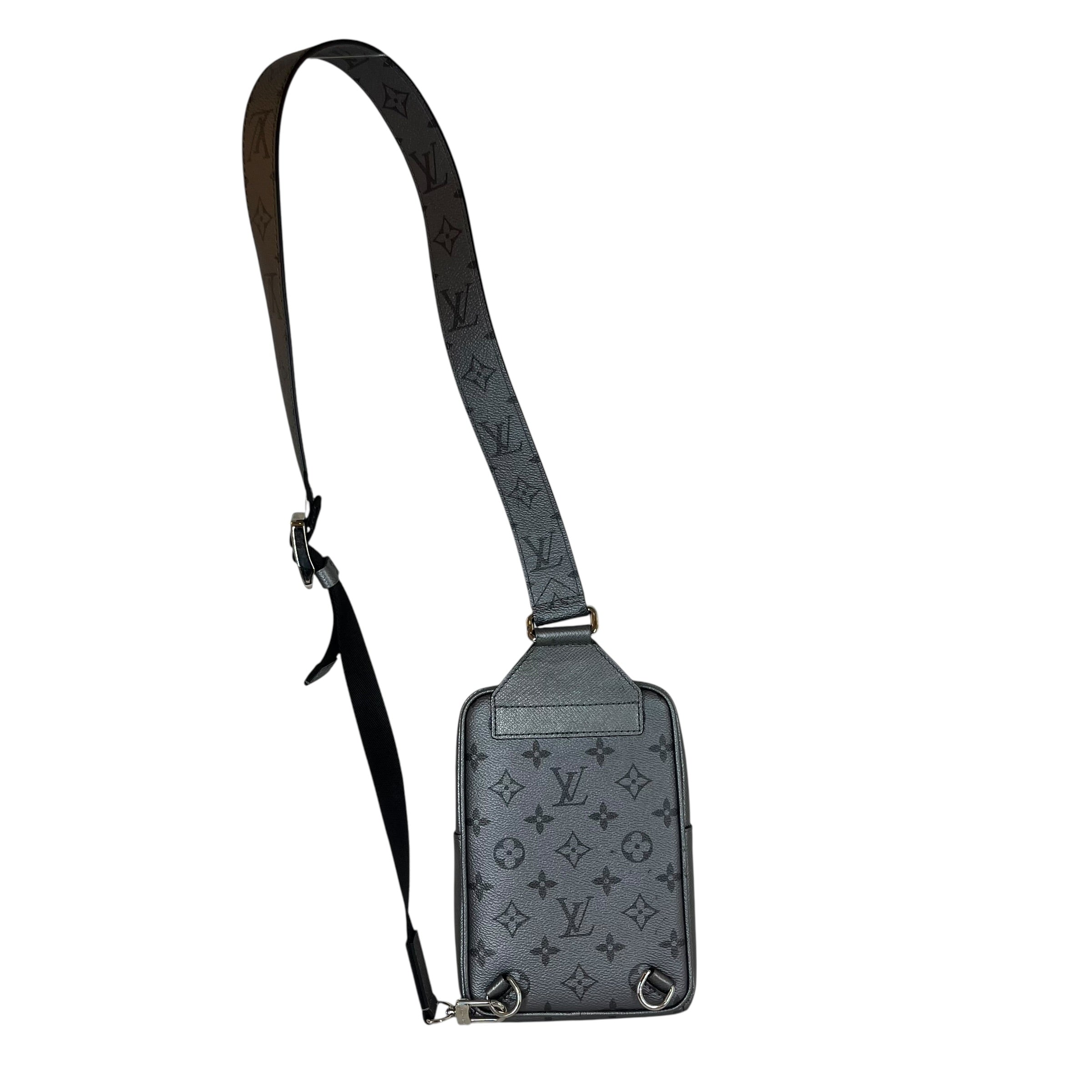 LOUIS VUITTON/Cross Body Bag/Monogram/Leather/SLV/OUTDOOR SLING BAG view 1