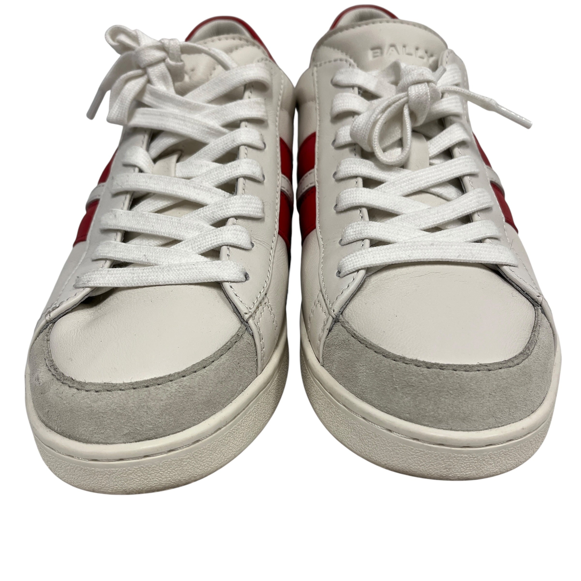 BALLY/Low-Sneakers/US 7/Stripe/Leather/WHT/Tyger Sneaker view 5