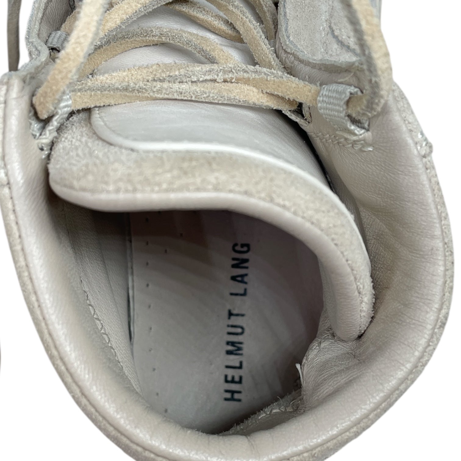 Helmut Lang/Hi-Sneakers/EU 36.5/Suede/BEG/CONCEALED LACES STITCH SOLE view 3