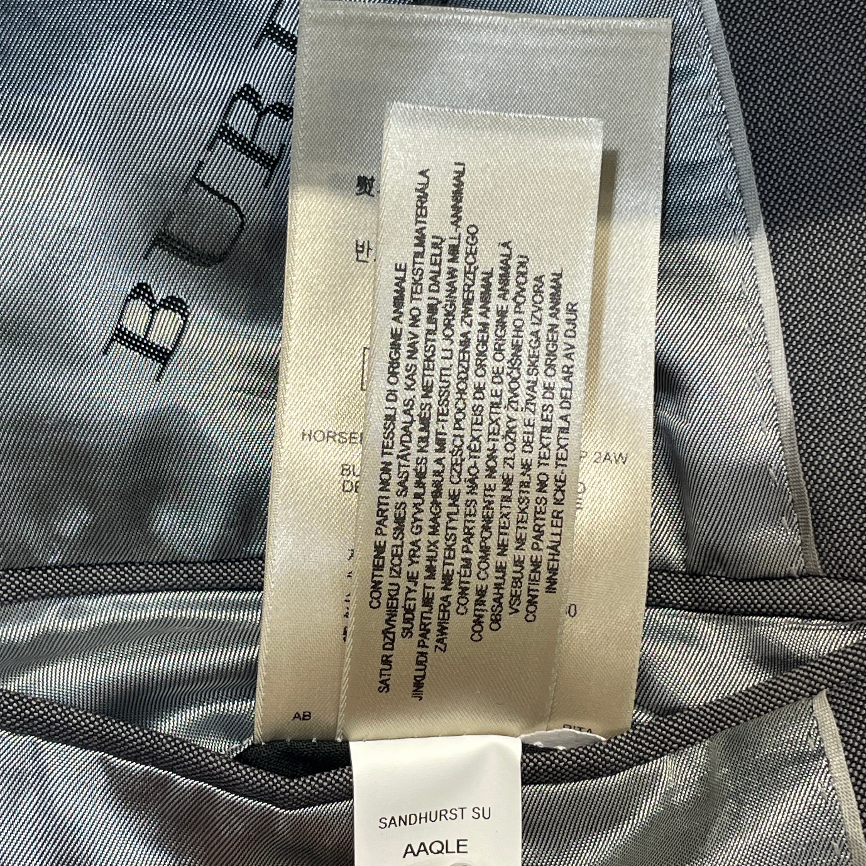 BURBERRY LONDON/Jacket/52/Cotton/GRY/Blazer Suit Jacket view 9