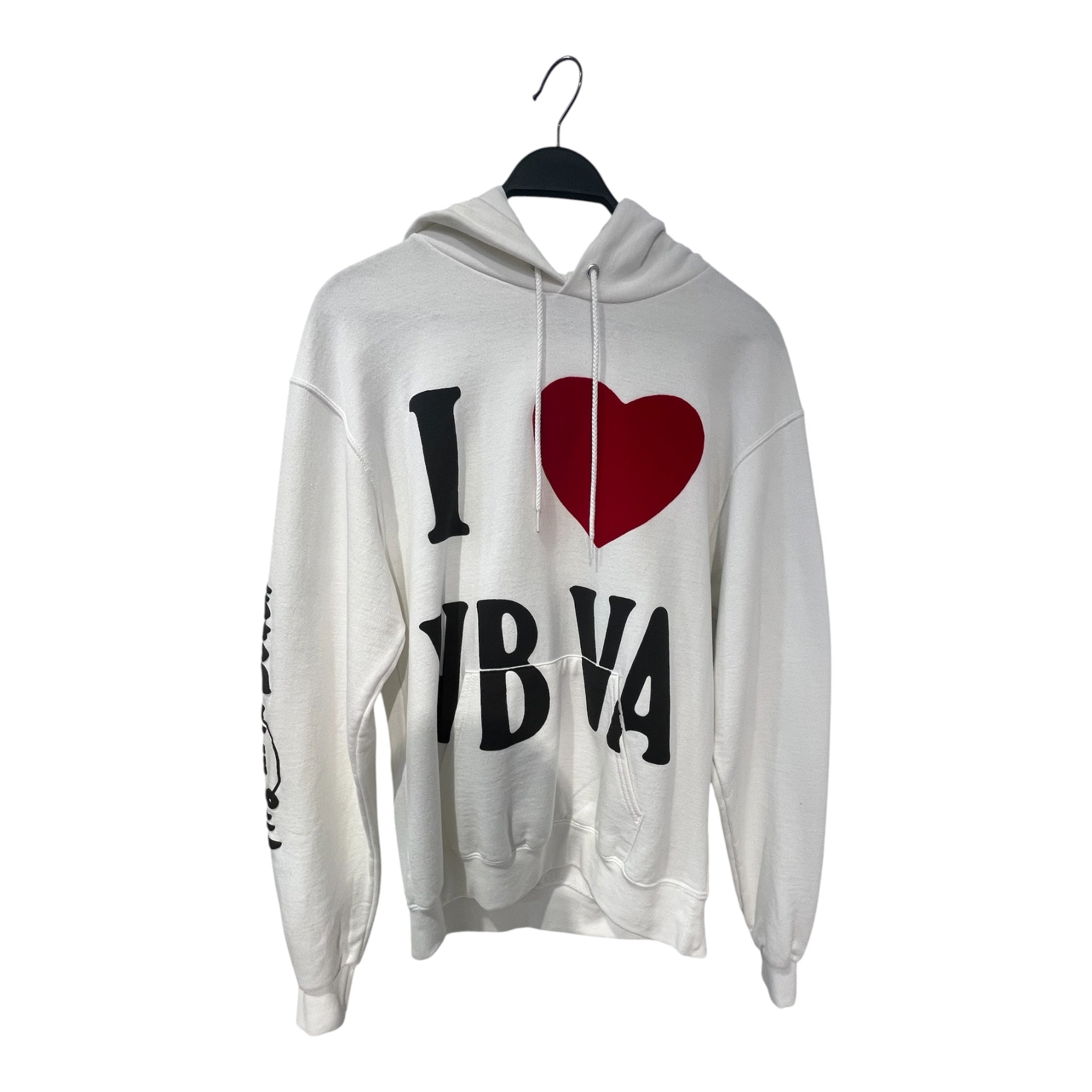 CACTUS PLANT FLEA MARKET/Hoodie/M/Cotton/WHT/15763 I HEART VB VA HOODIE view 1