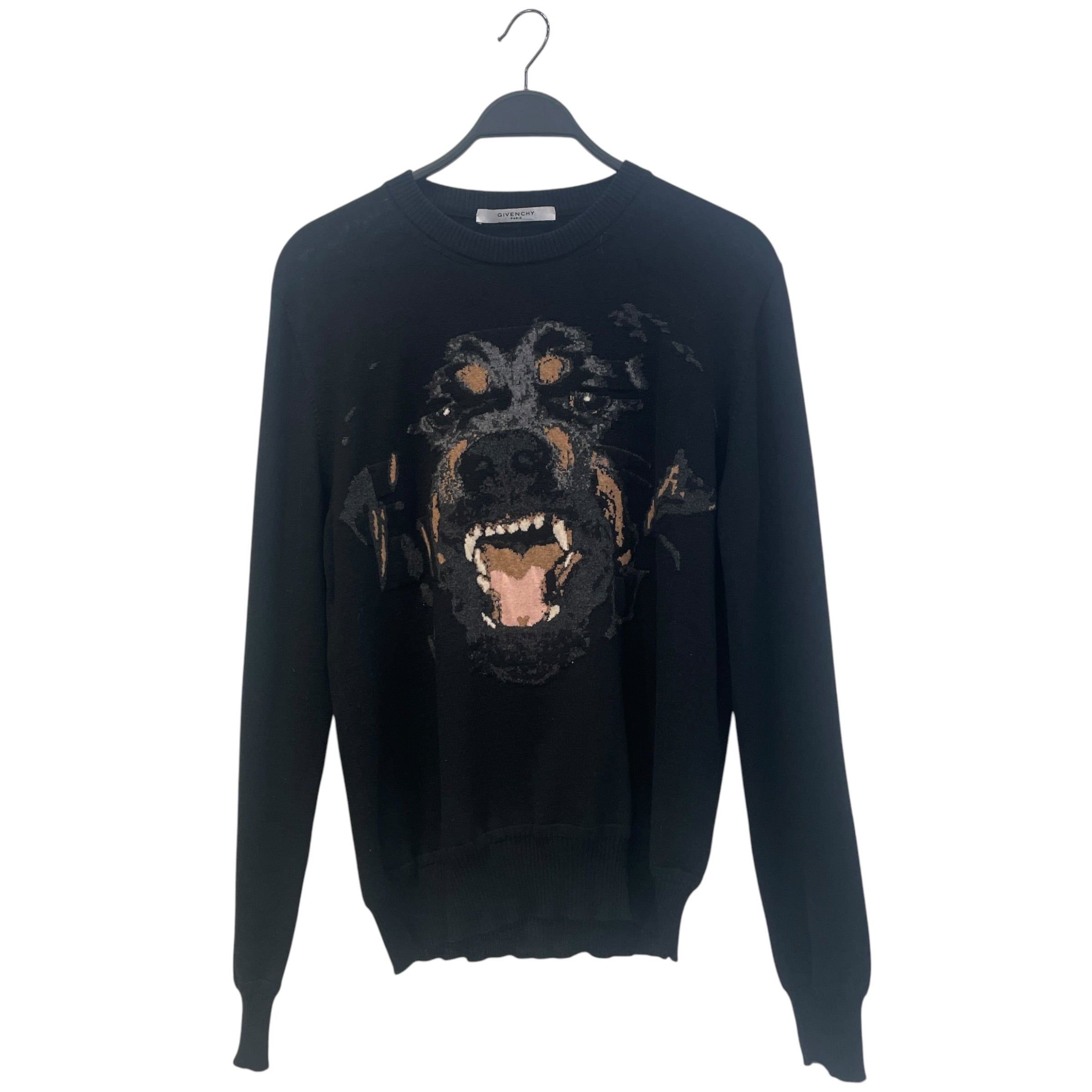 GIVENCHY/Sweater/Graphic/Wool/BLK/Rottweiler Knit view 1