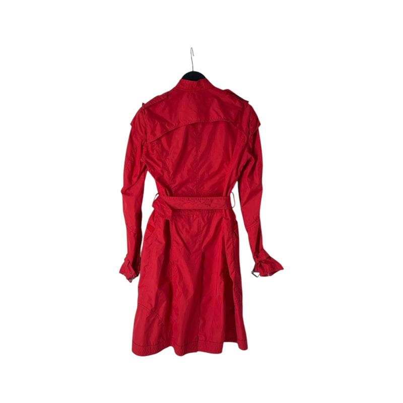 CoSTUME NATIONAL/Tailored Jkt/24/Nylon/RED/LS LONG BTTN UP JTK DRESS