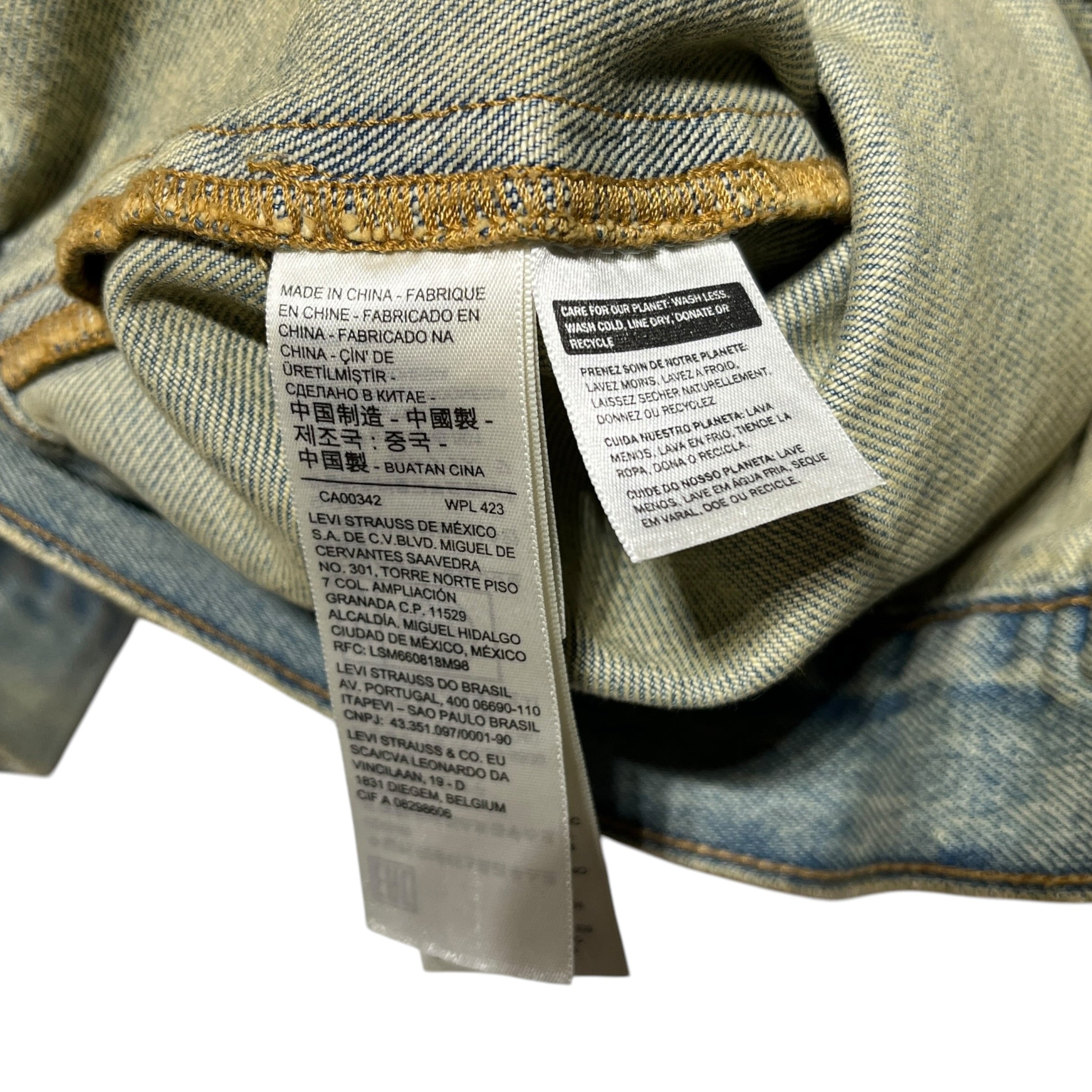Levi's/DENIM TEARS/Denim Jkt/XL/Denim/IDG/type2nd denim jacket view 4