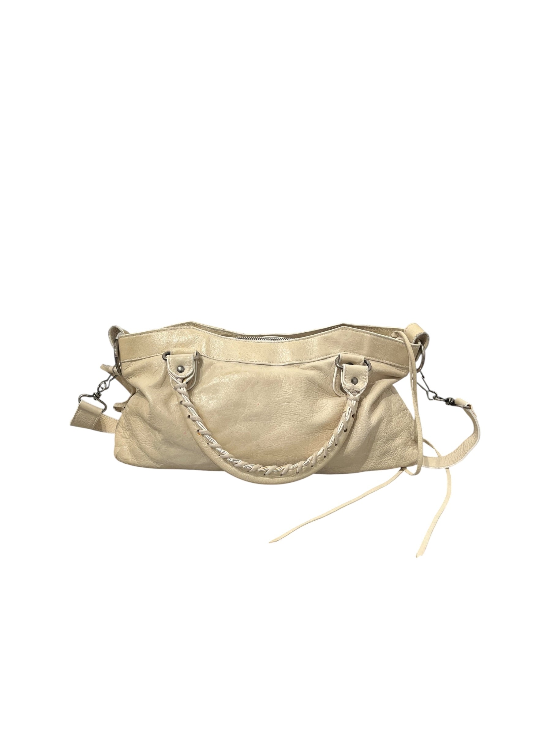 BALENCIAGA/Bag/Leather/CRM/CREAM LE CITY MOTO BAG view 2