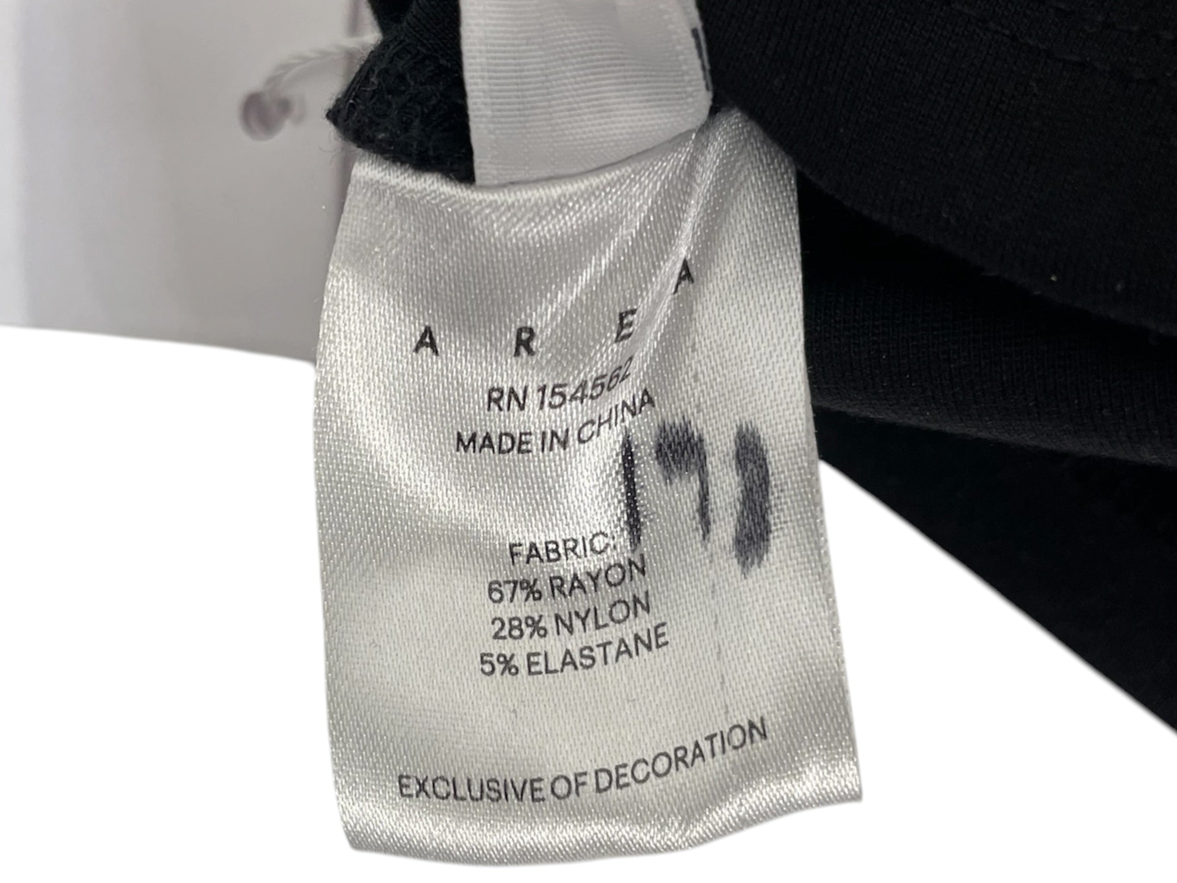 AREA/SS Cut & Sew/XS/BLK/ view 4