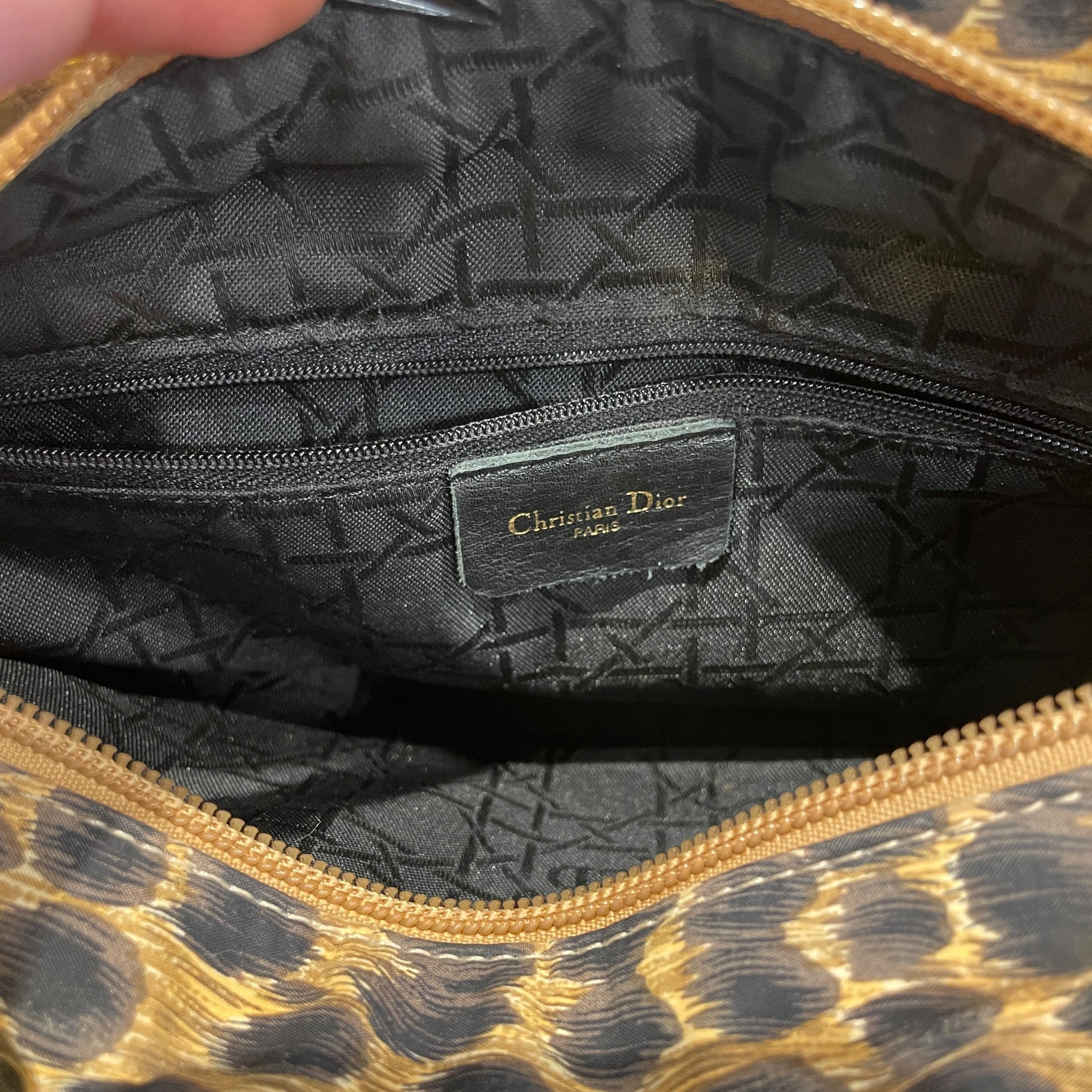 Christian Dior/Hand Bag/Leopard/Silk/BRW/lady dior y7ctb7m view 6