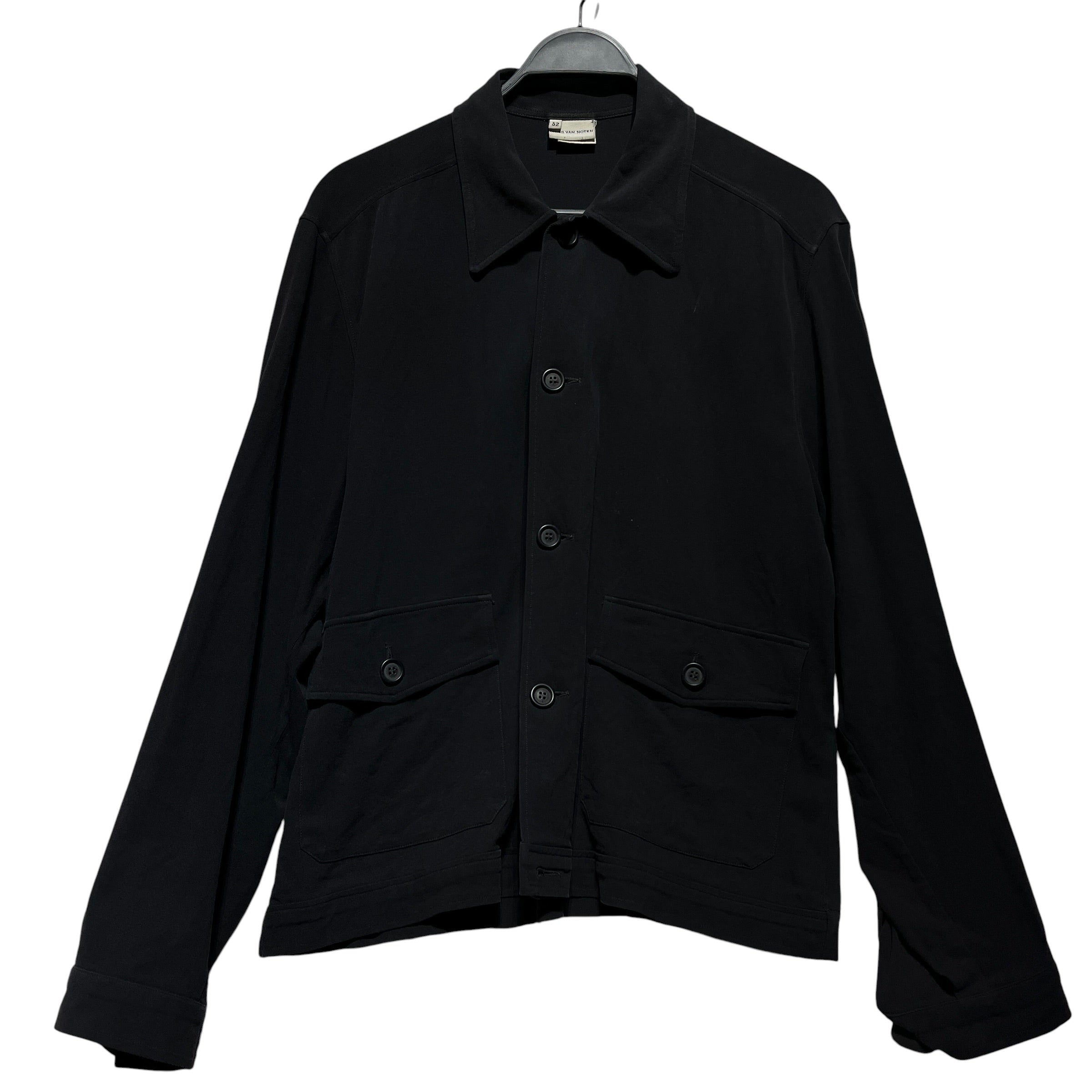 DRIES VAN NOTEN/LS Shirt/52/Cotton/BLK/ view 1