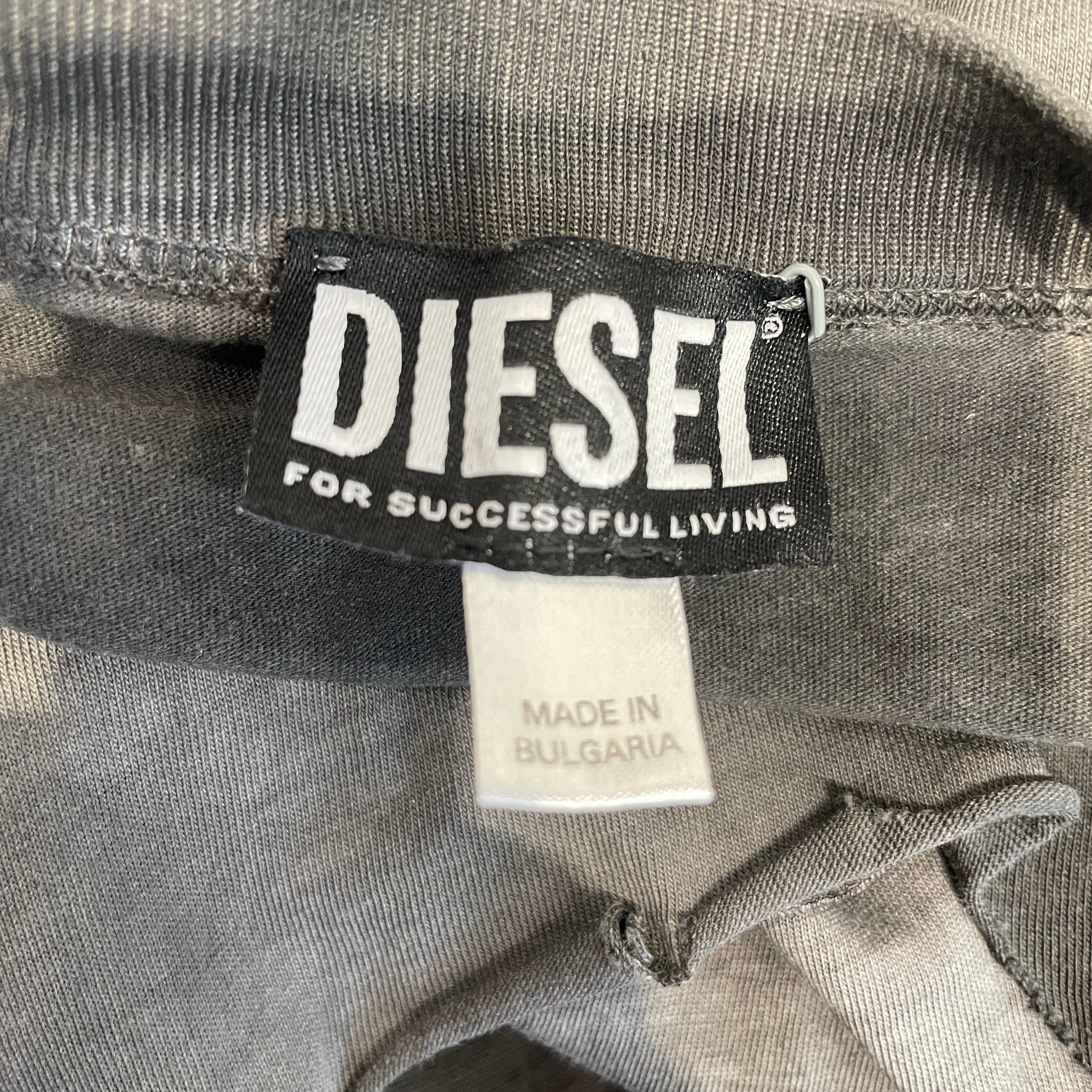 DIESEL/T-Shirt/L/Cotton/GRY/DIESEL ASHY TSHIRT view 3