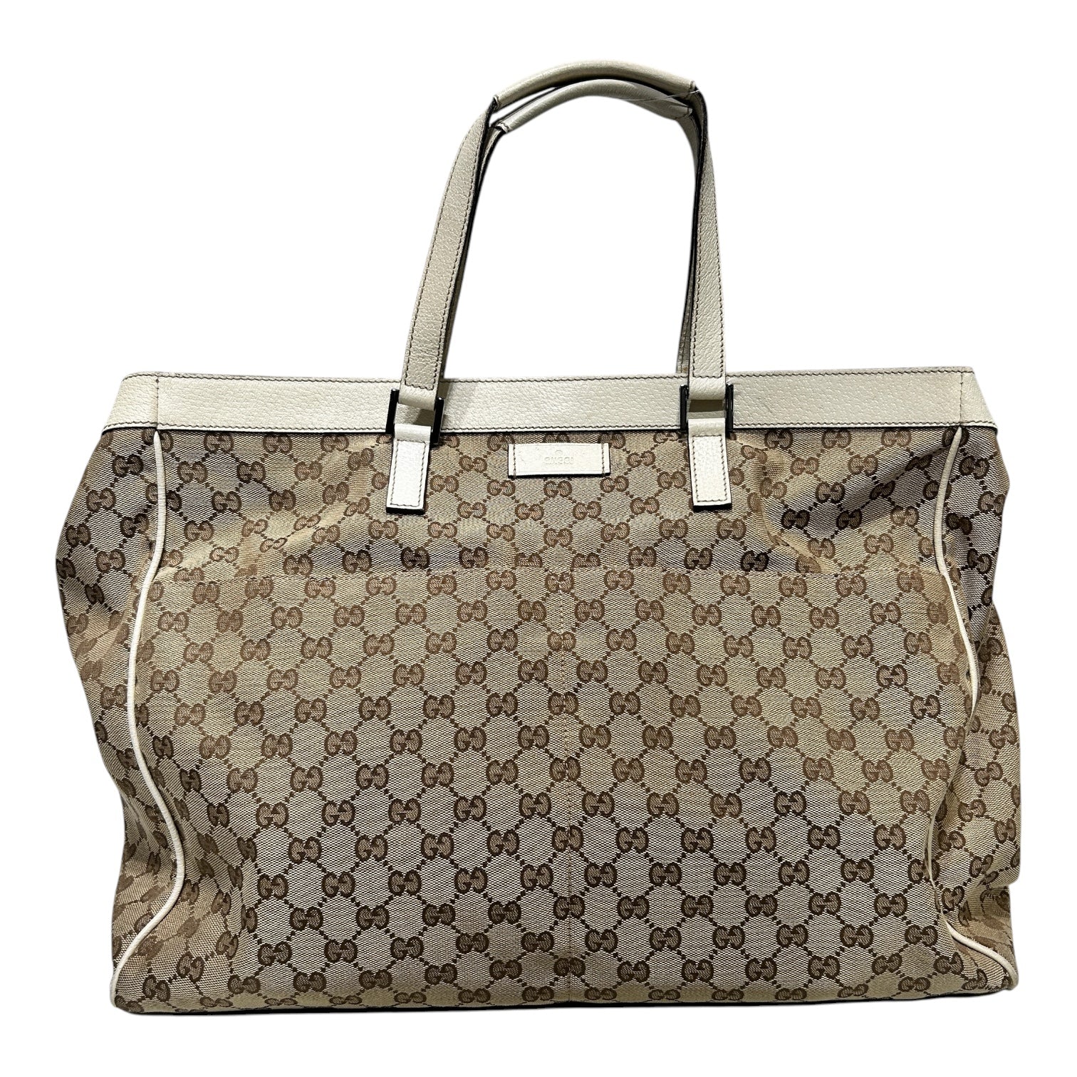 GUCCI/Tote Bag/Monogram/CML/Large Monogram Tote w Pockets view 1