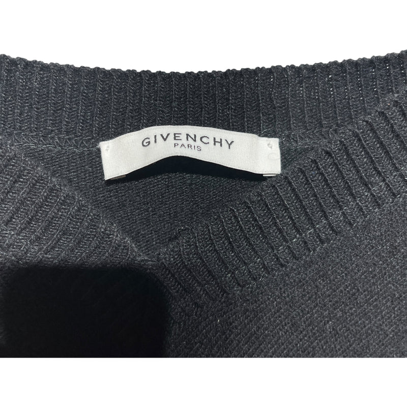 GIVENCHY/Knitted Vest/M/Wool/BLK/